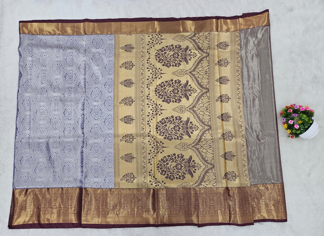 Semi kanchipattu saree