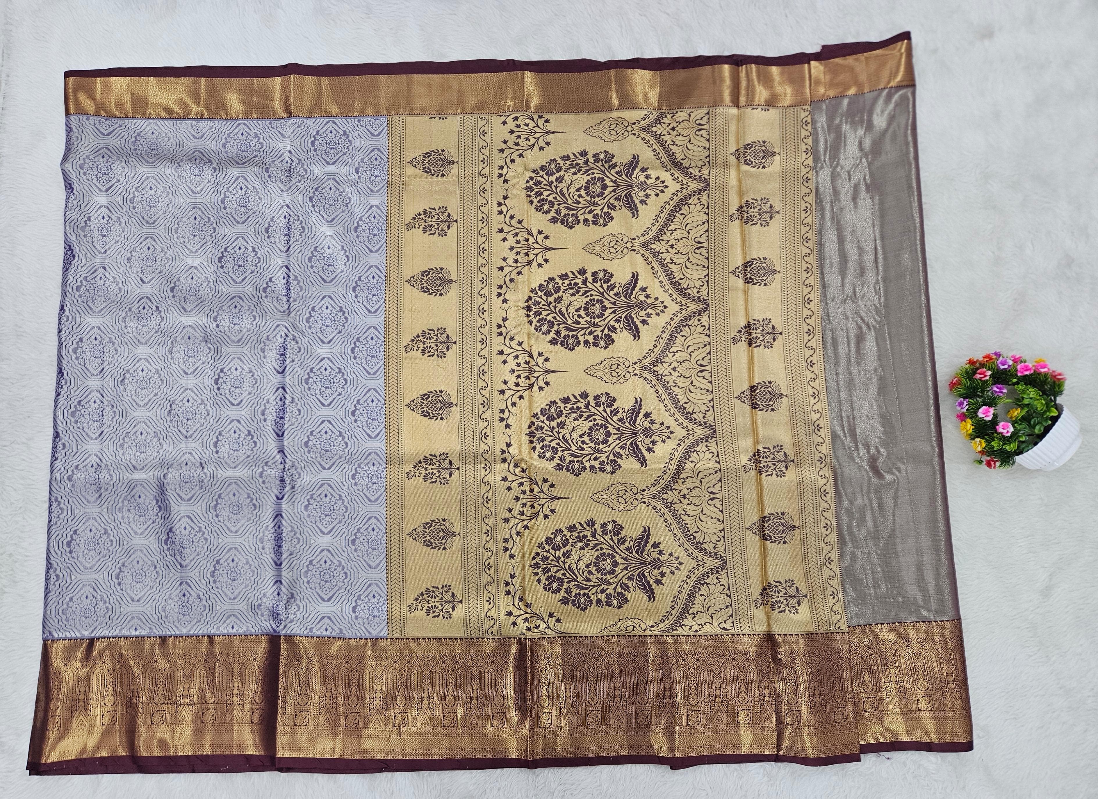 Semi kanchipattu saree