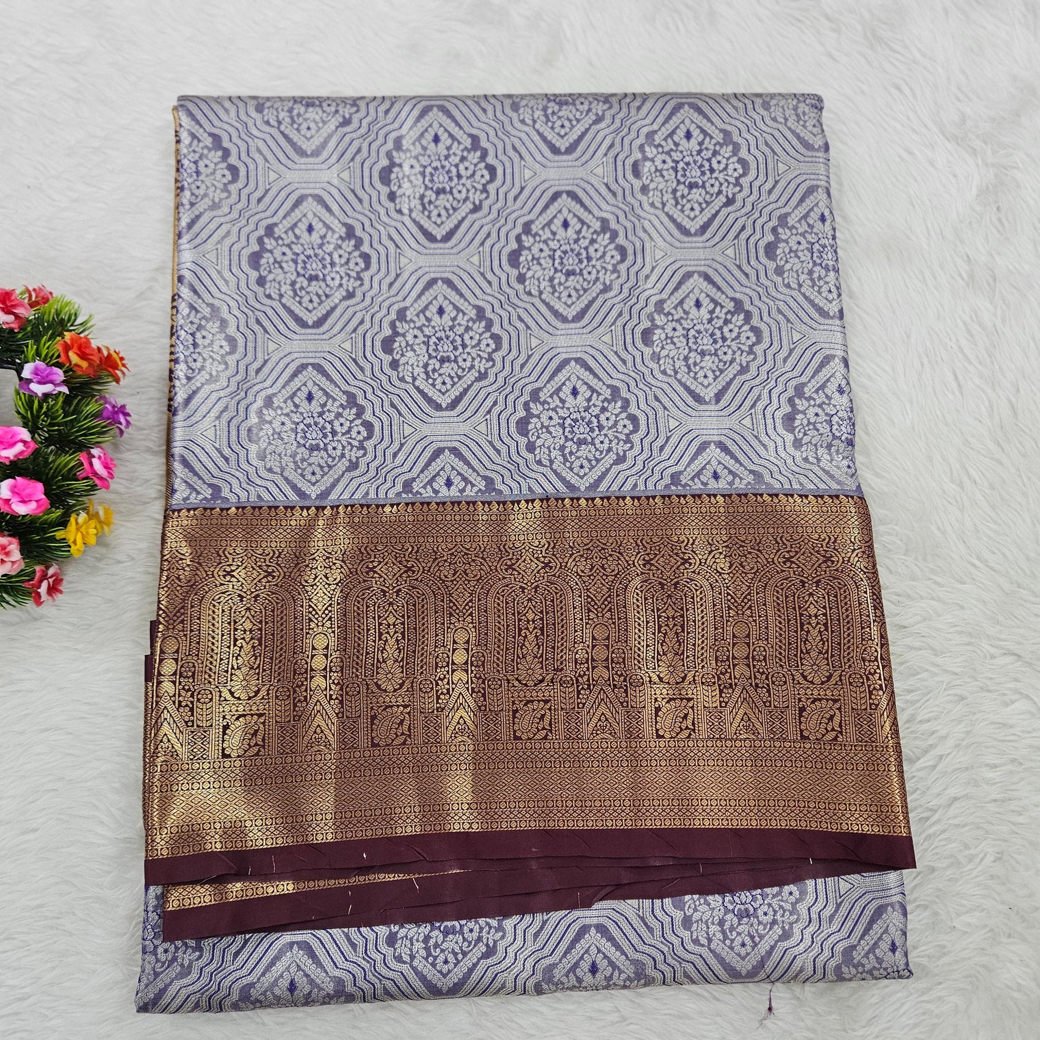 Semi kanchipattu saree