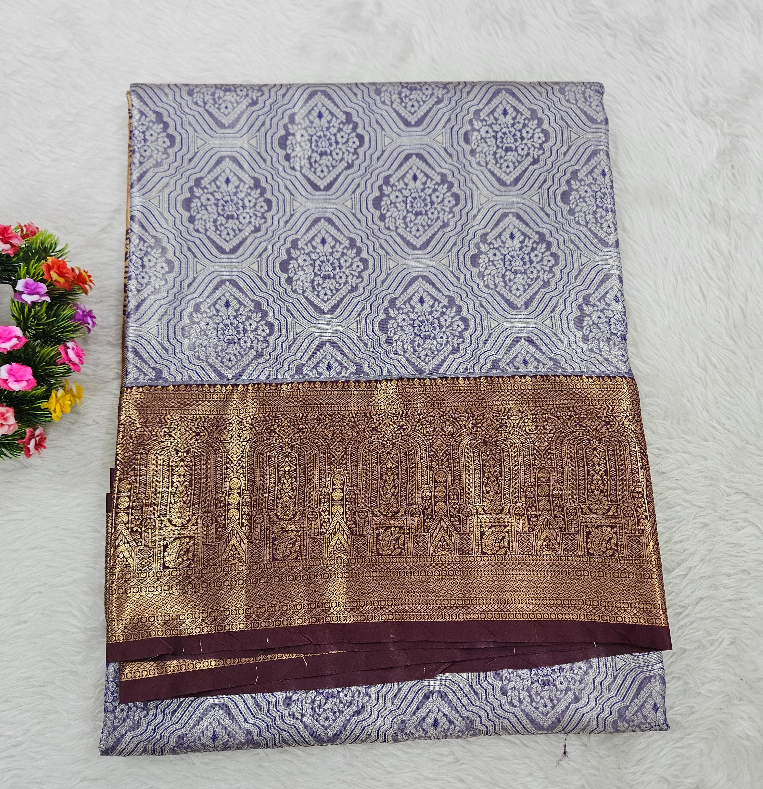 Semi kanchipattu saree