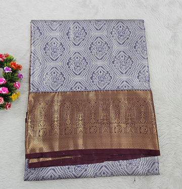 Semi kanchipattu saree