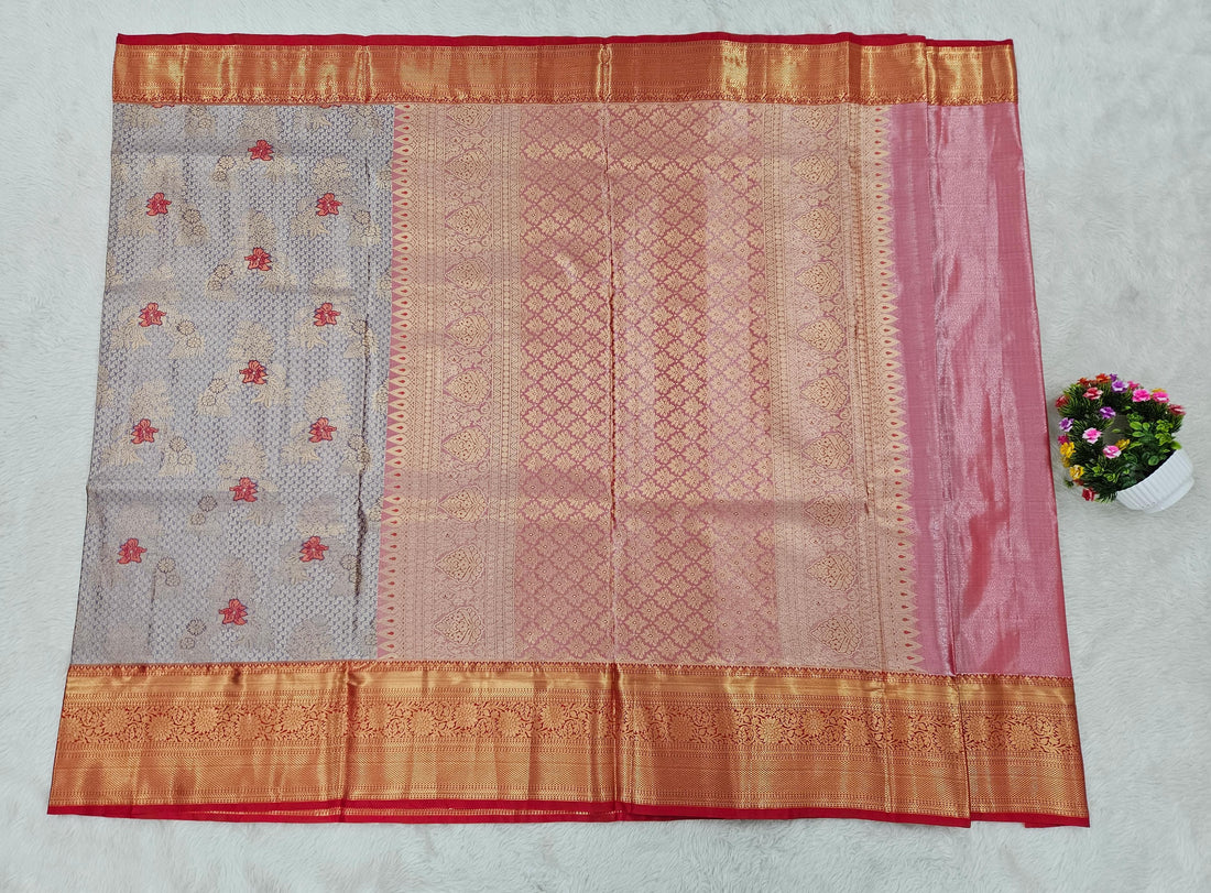 Semi kanchipattu saree