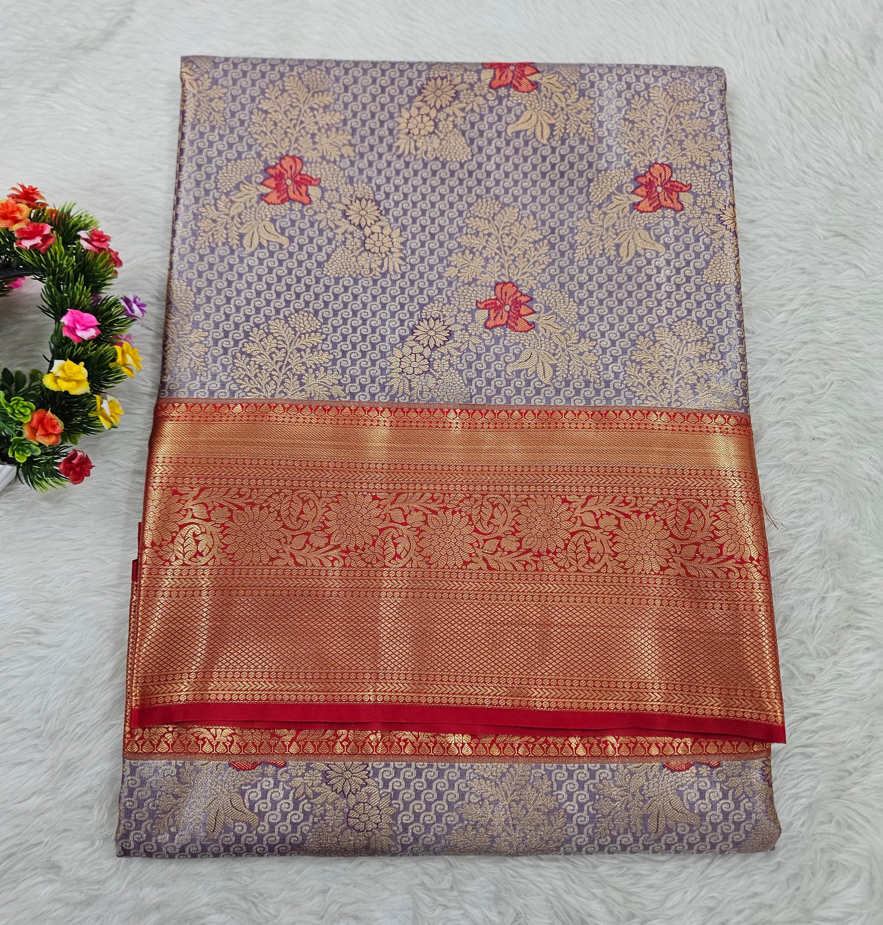 Semi kanchipattu saree