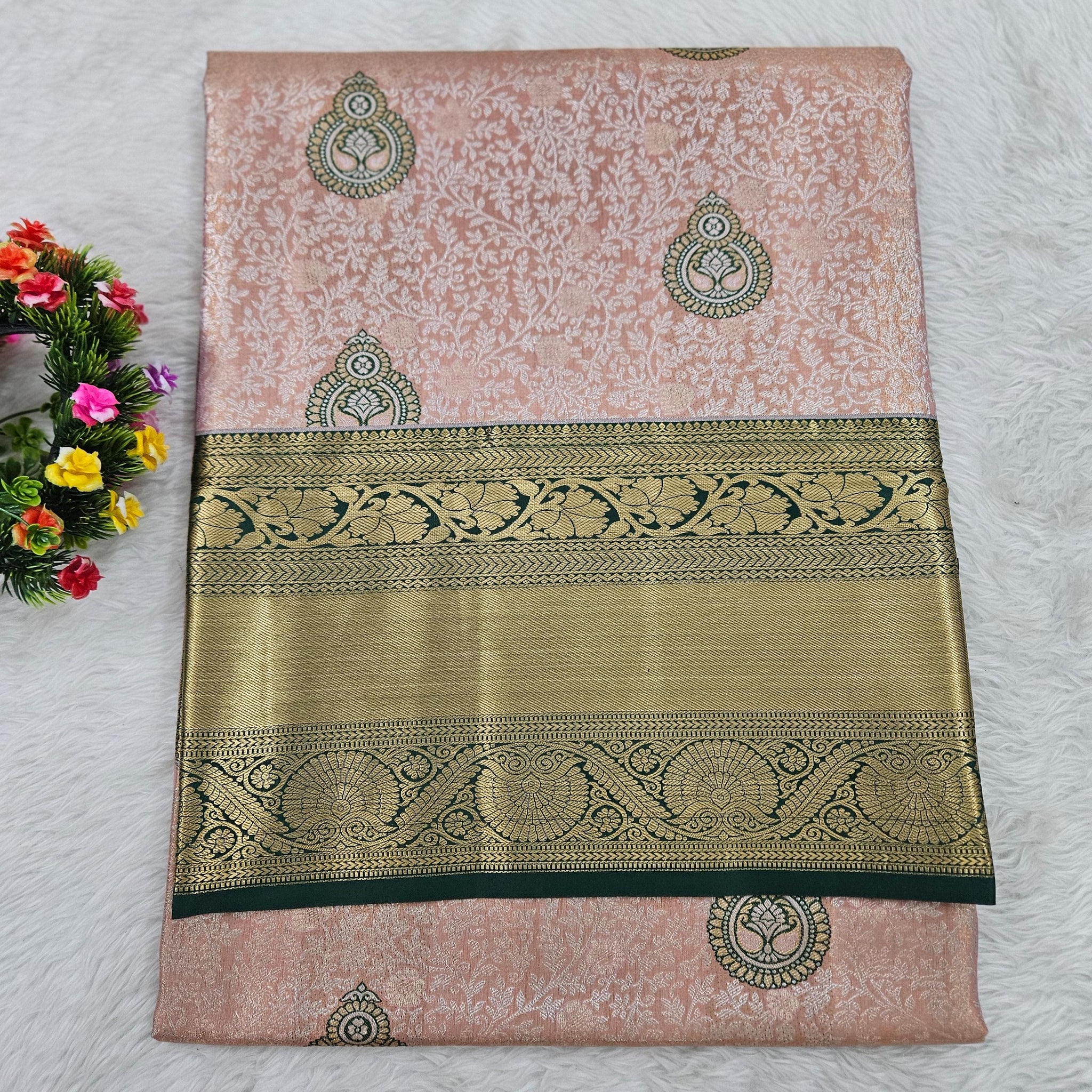 Semi kanchipattu saree