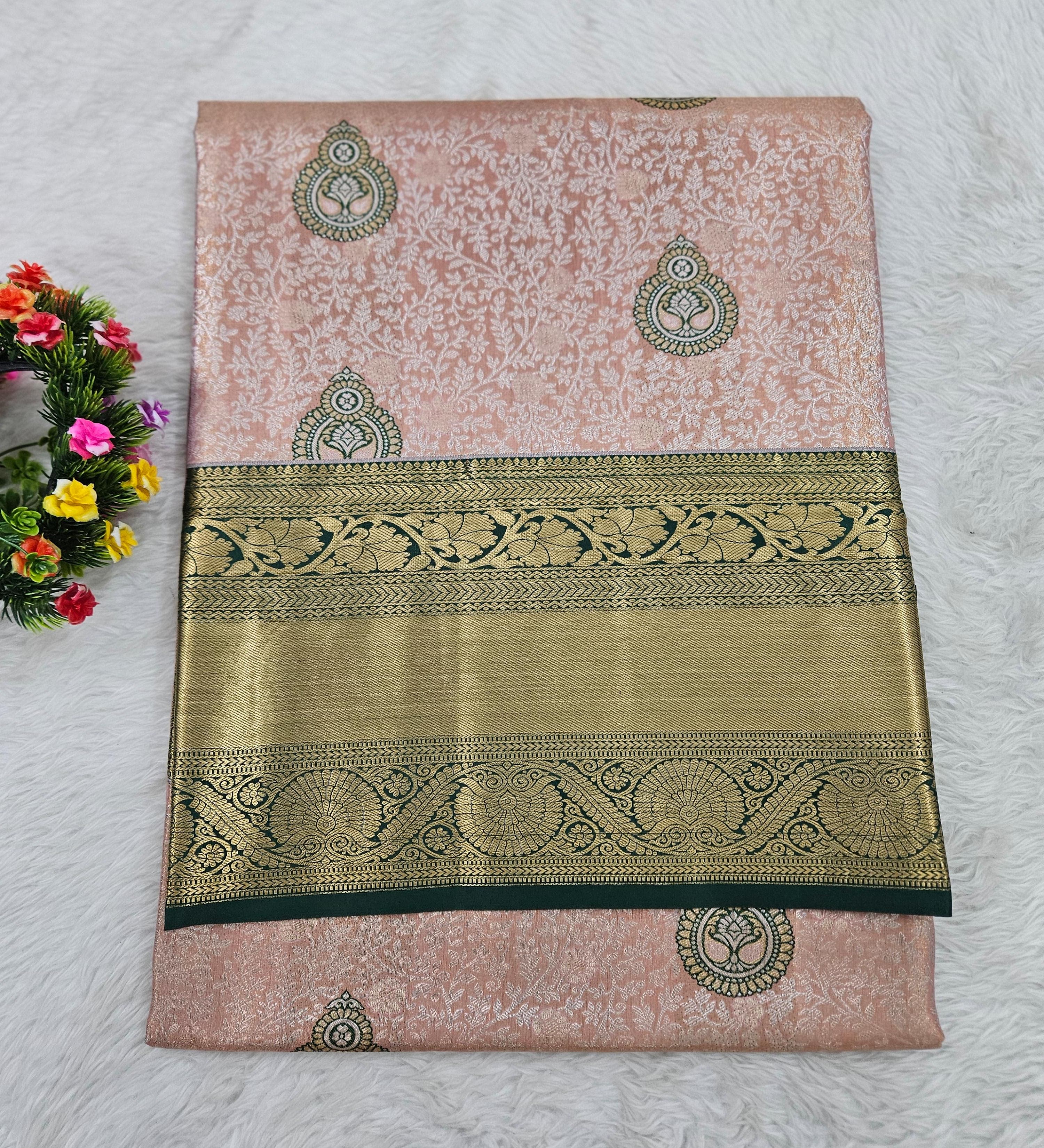 Semi kanchipattu saree