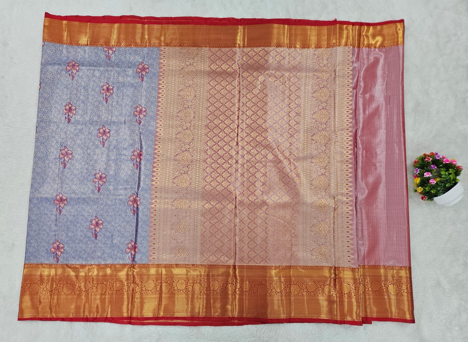 Semi kanchipattu saree