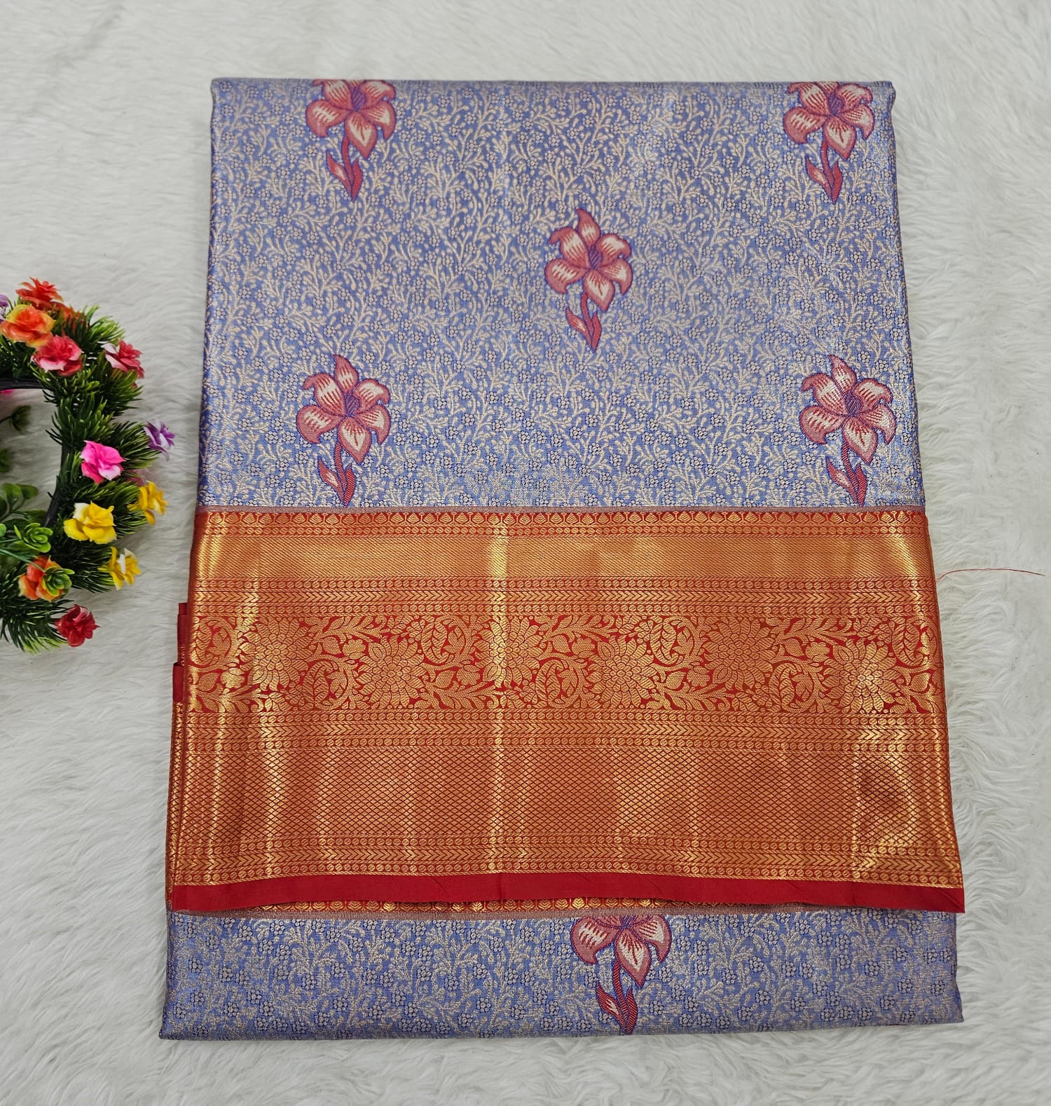 Semi kanchipattu saree