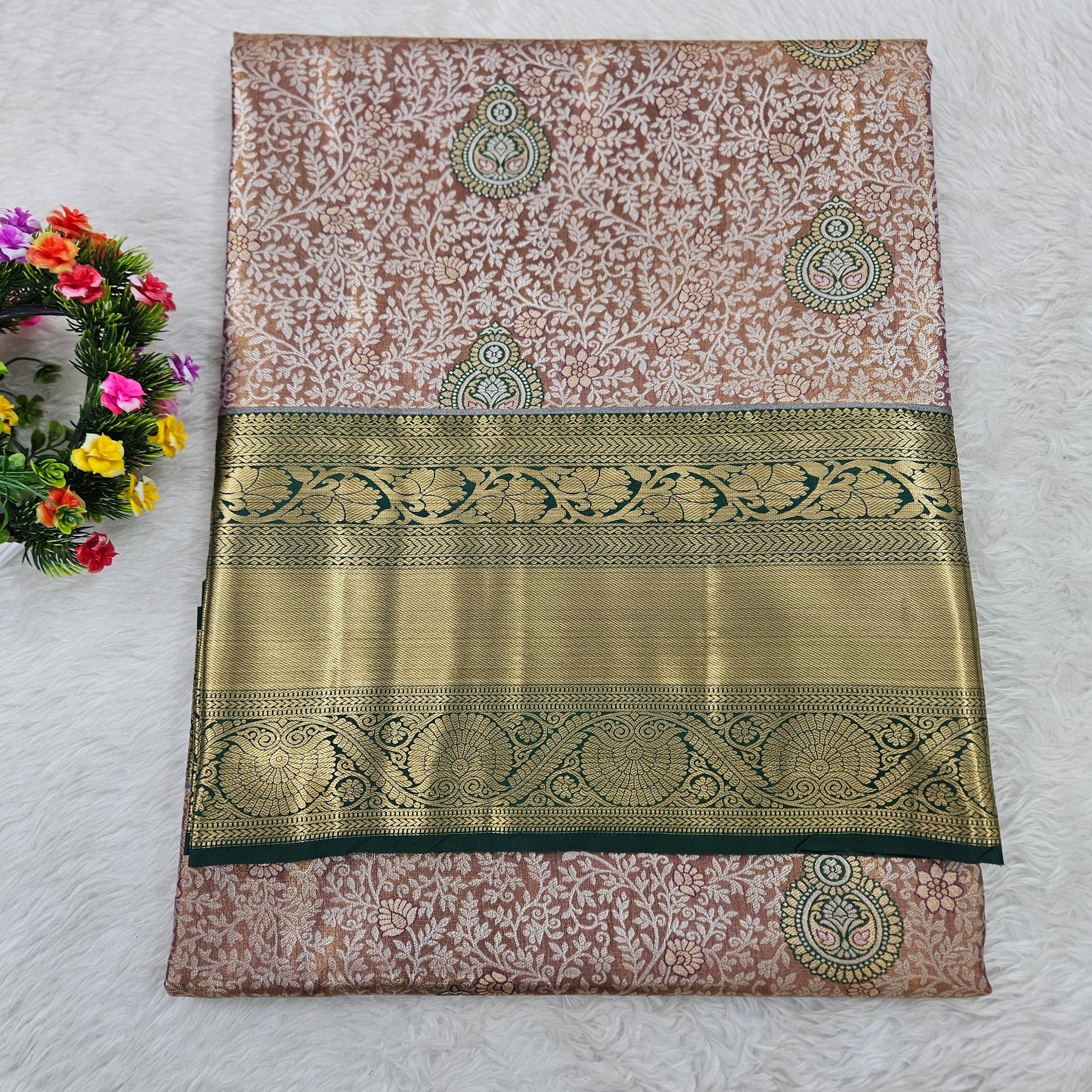 Semi kanchipattu saree