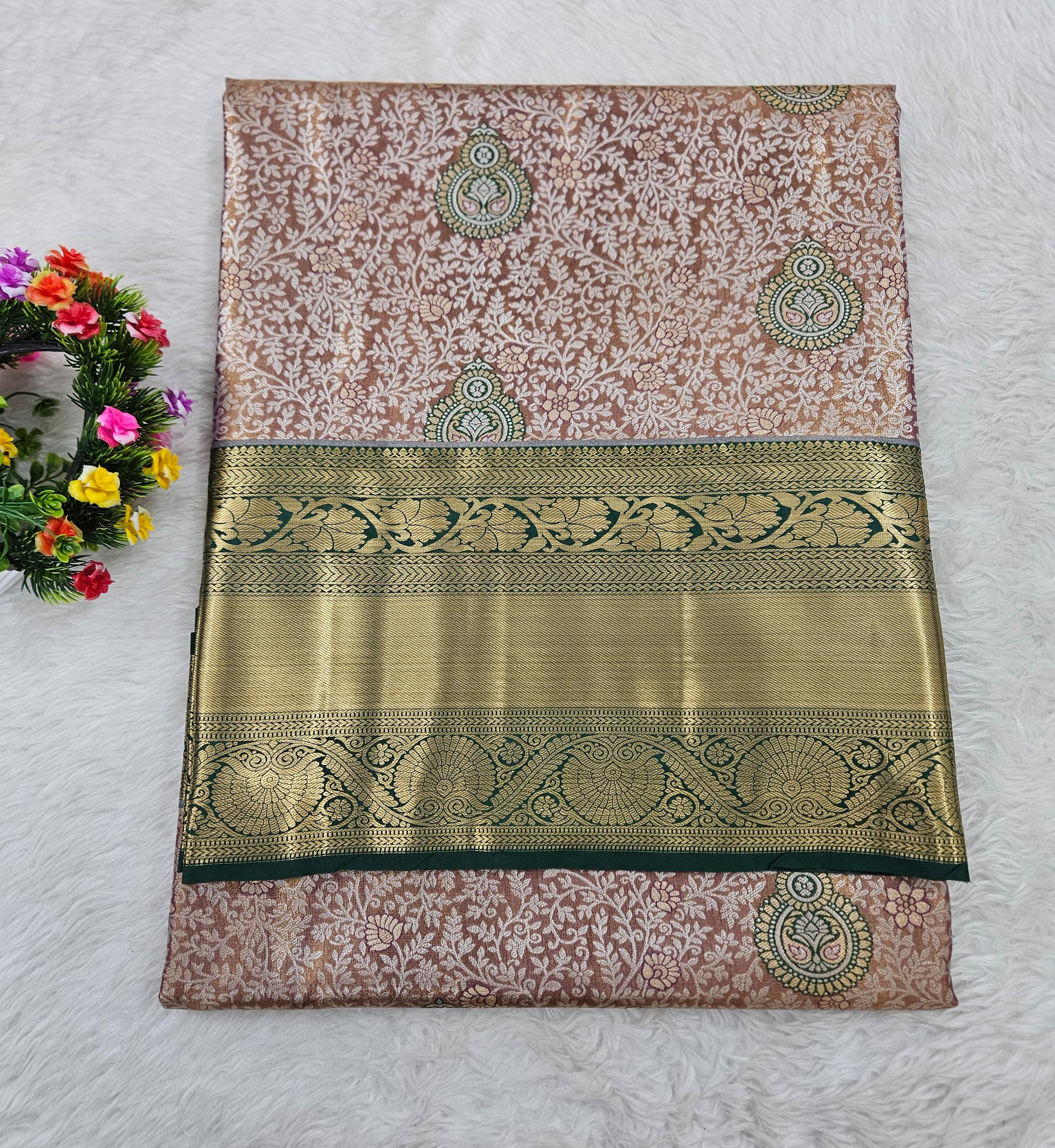 Semi kanchipattu saree