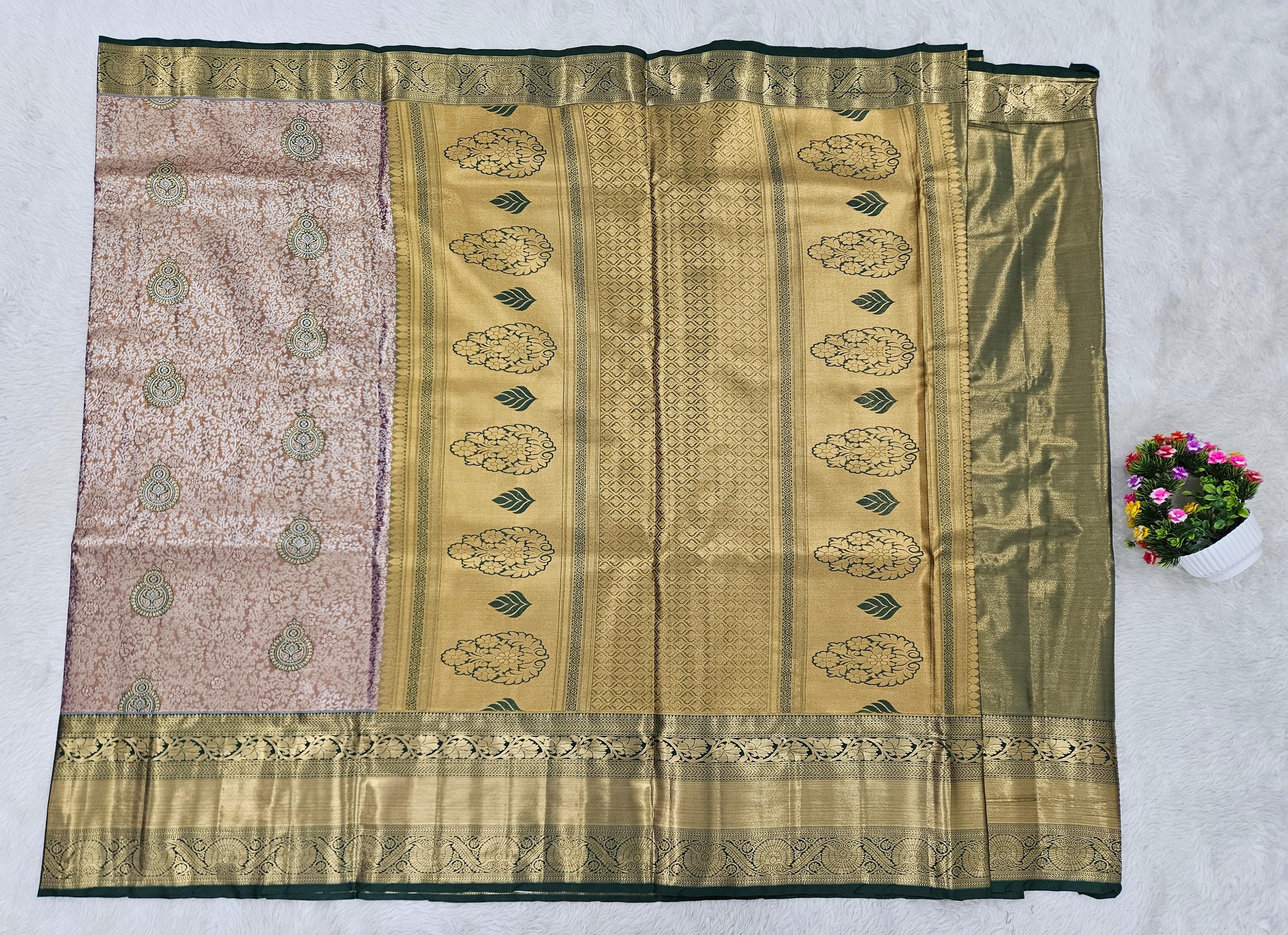 Semi kanchipattu saree