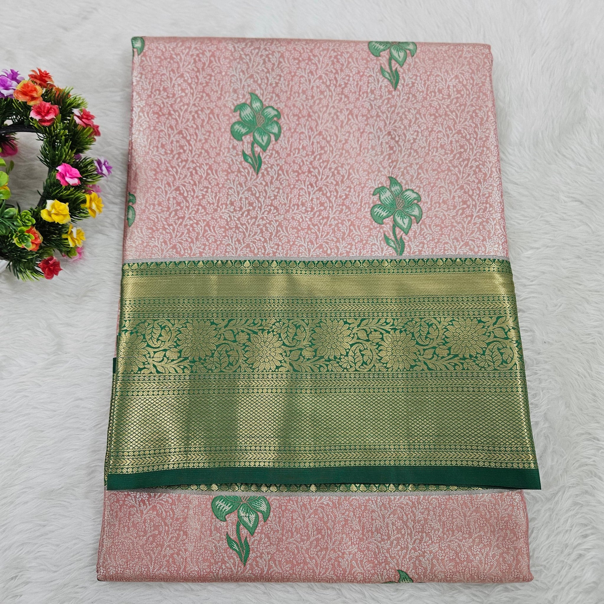 Semi kanchipattu saree