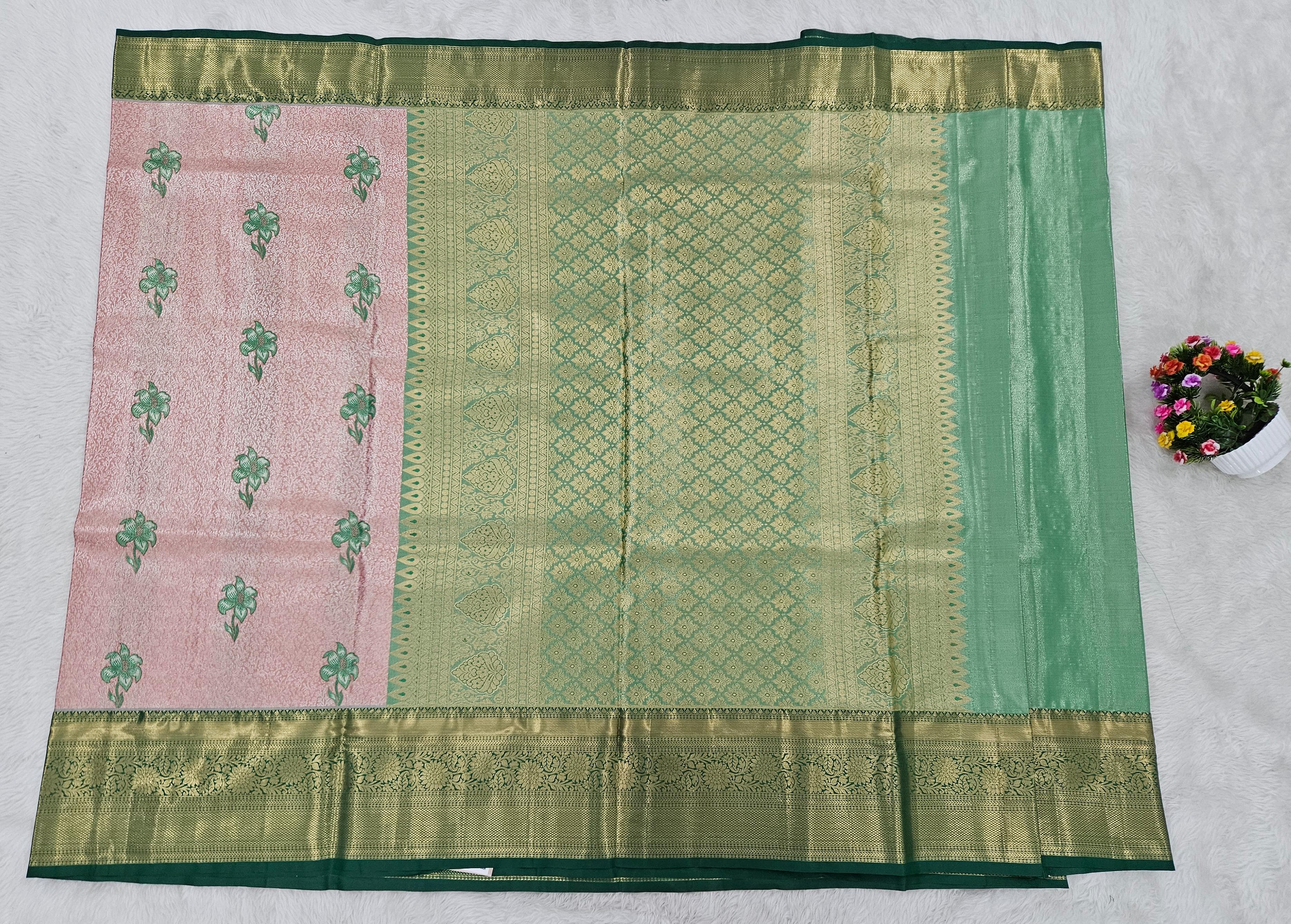 Semi kanchipattu saree