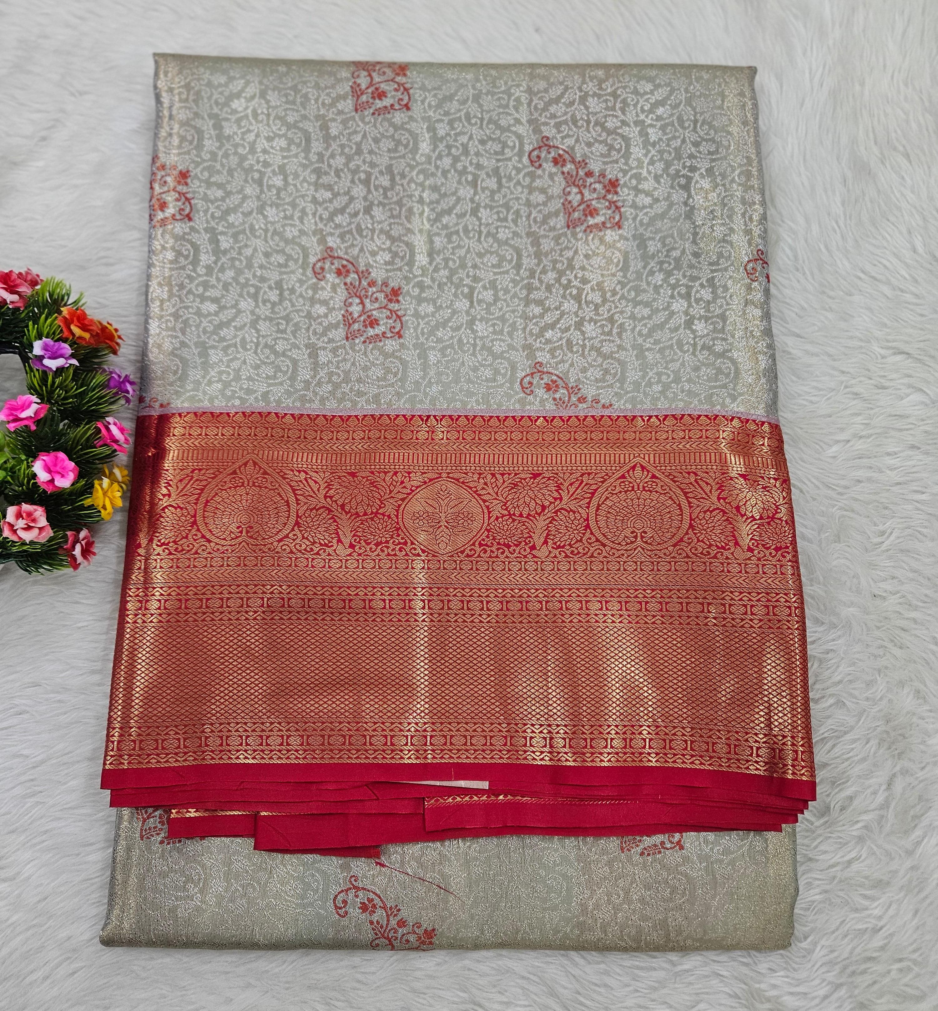 Semi kanchipattu saree