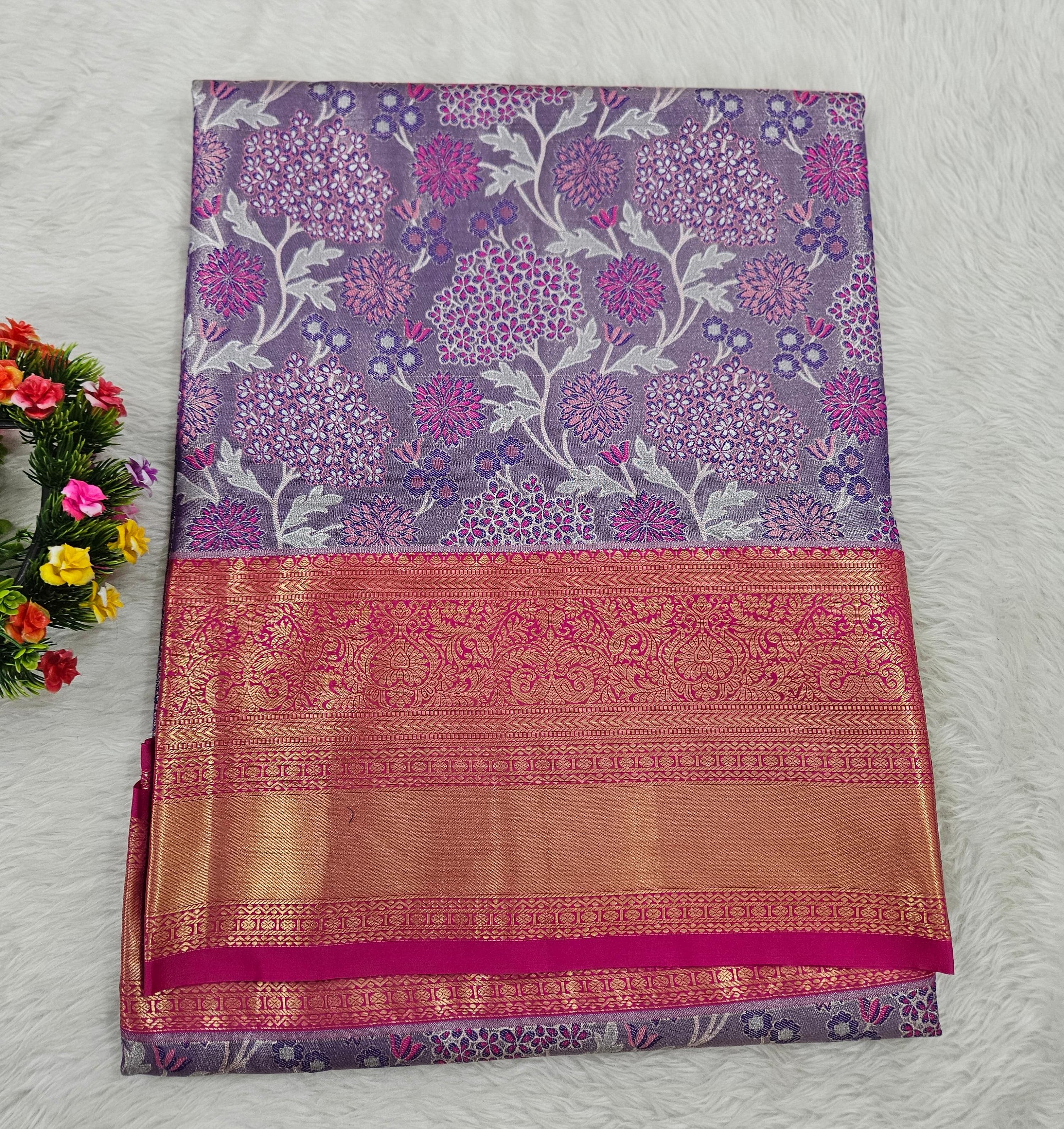 Semi kanchipattu saree