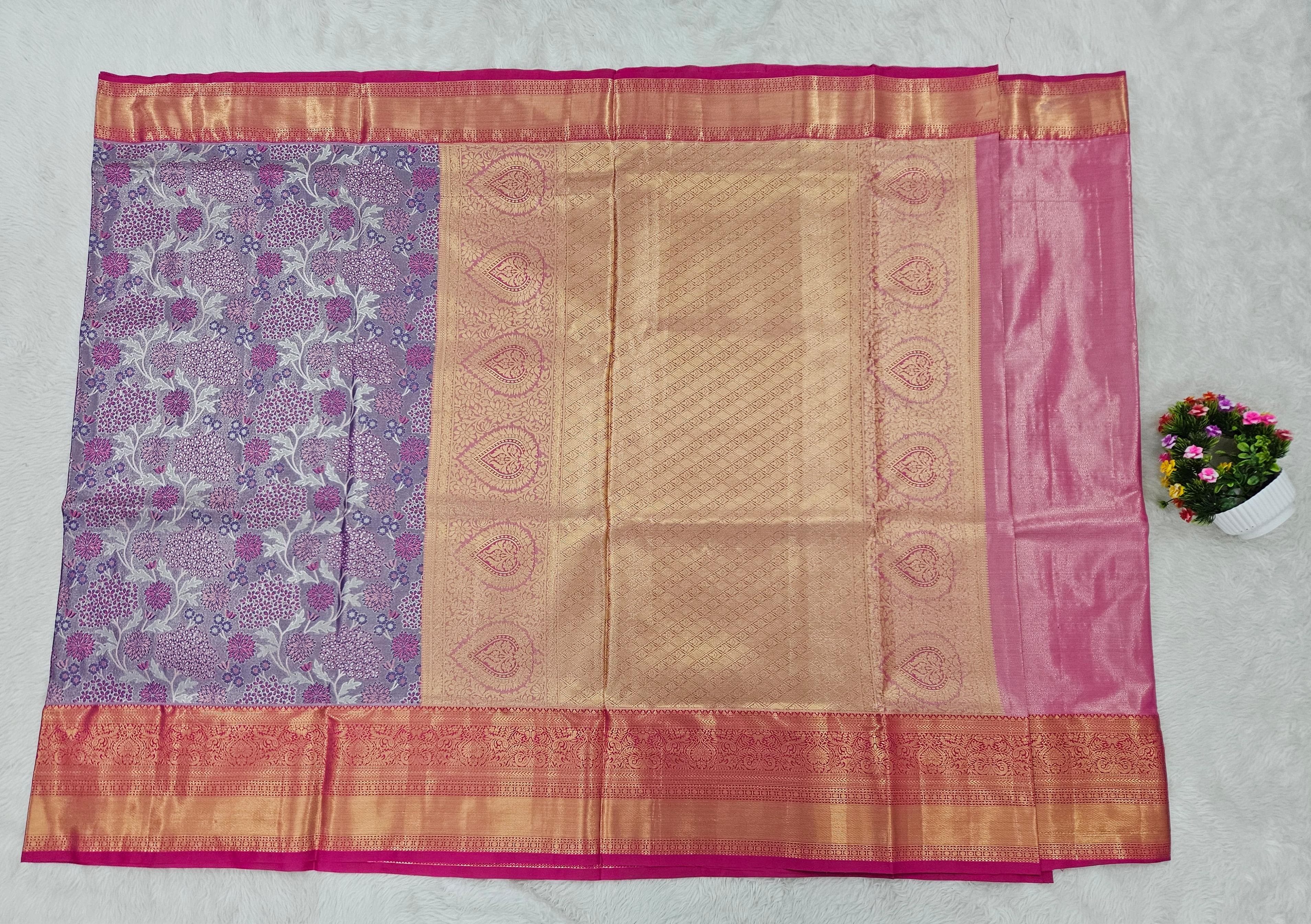 Semi kanchipattu saree