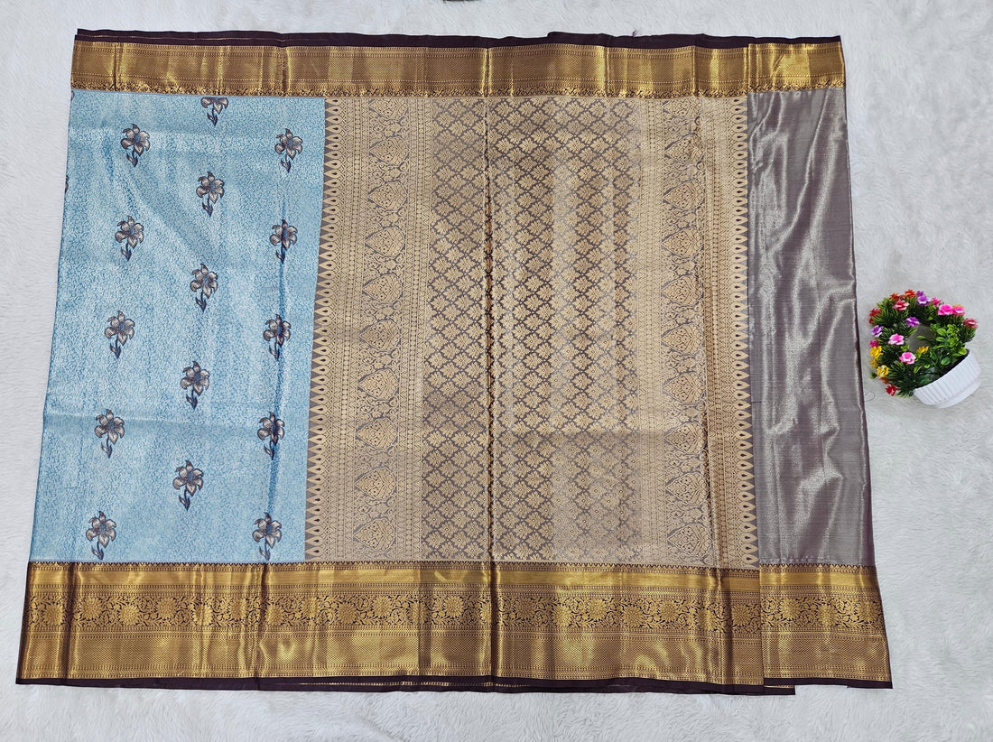 Semi kanchipattu saree