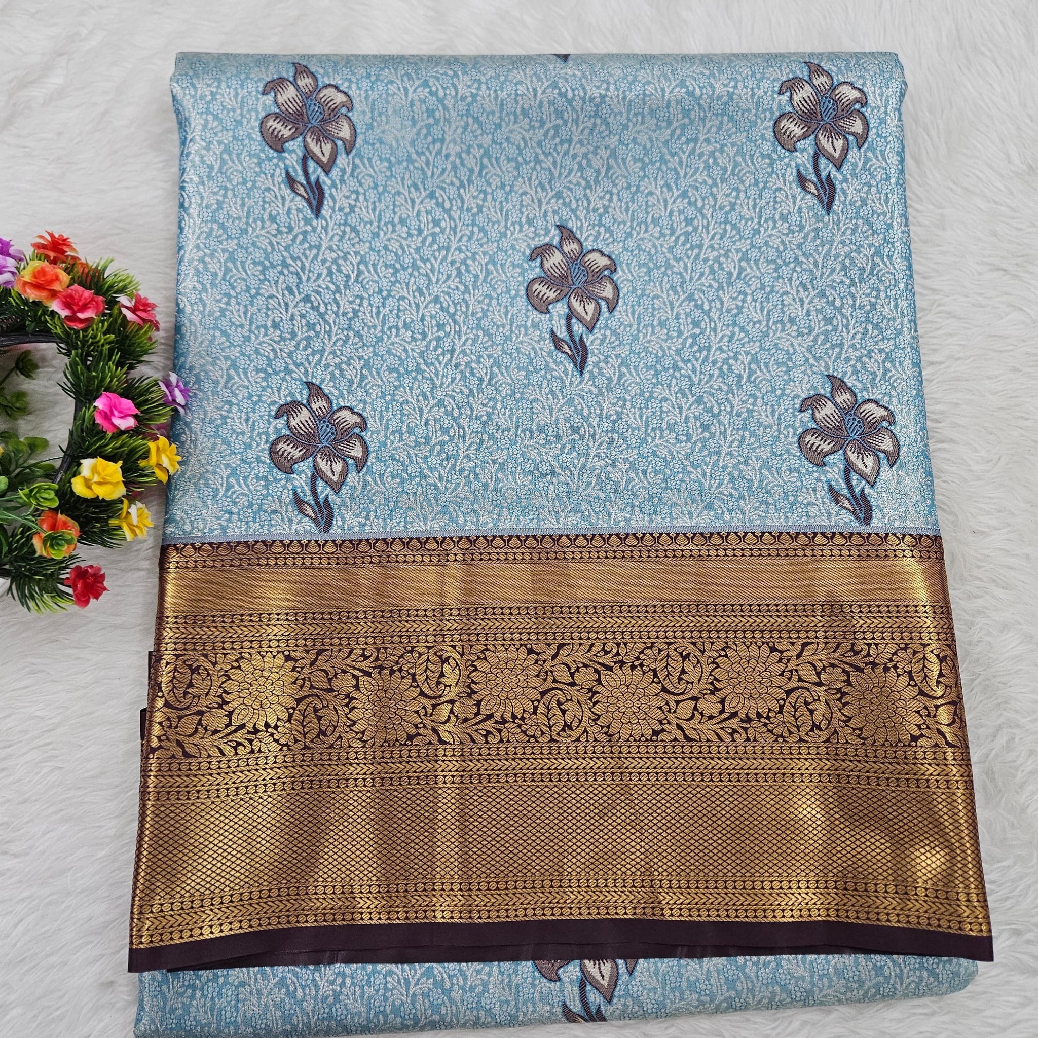 Semi kanchipattu saree