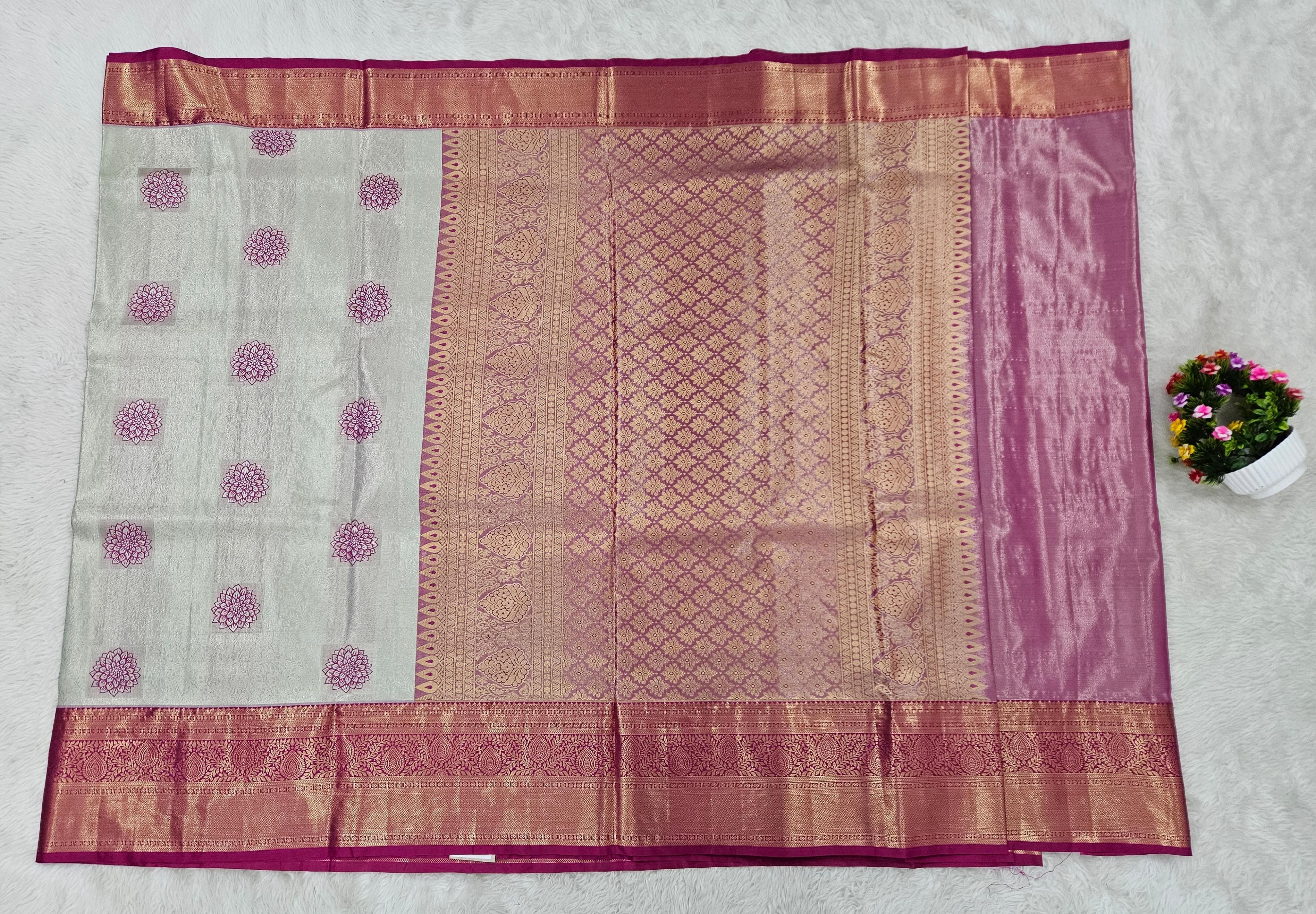 Semi kanchipattu saree