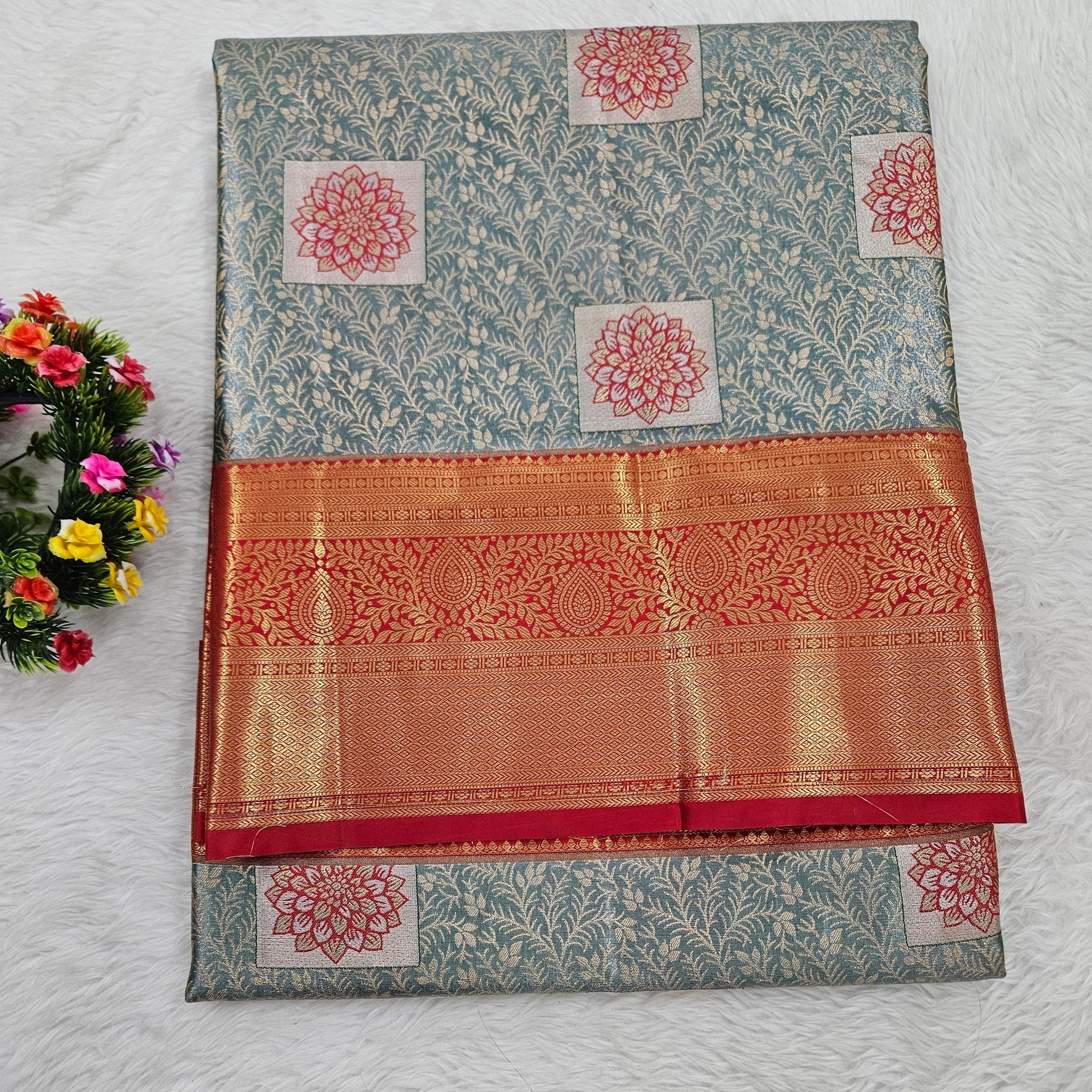 Semi kanchipattu saree