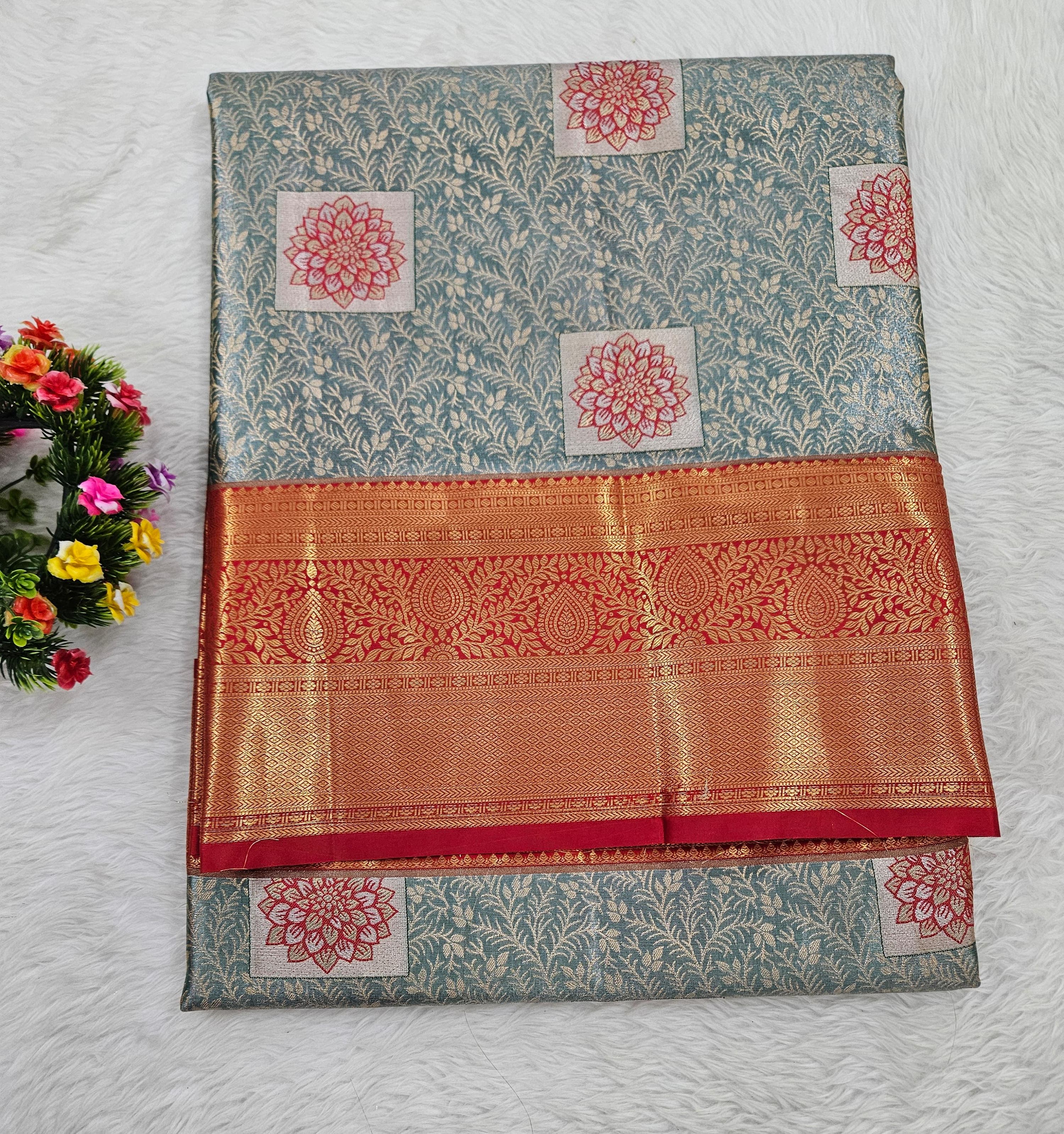 Semi kanchipattu saree