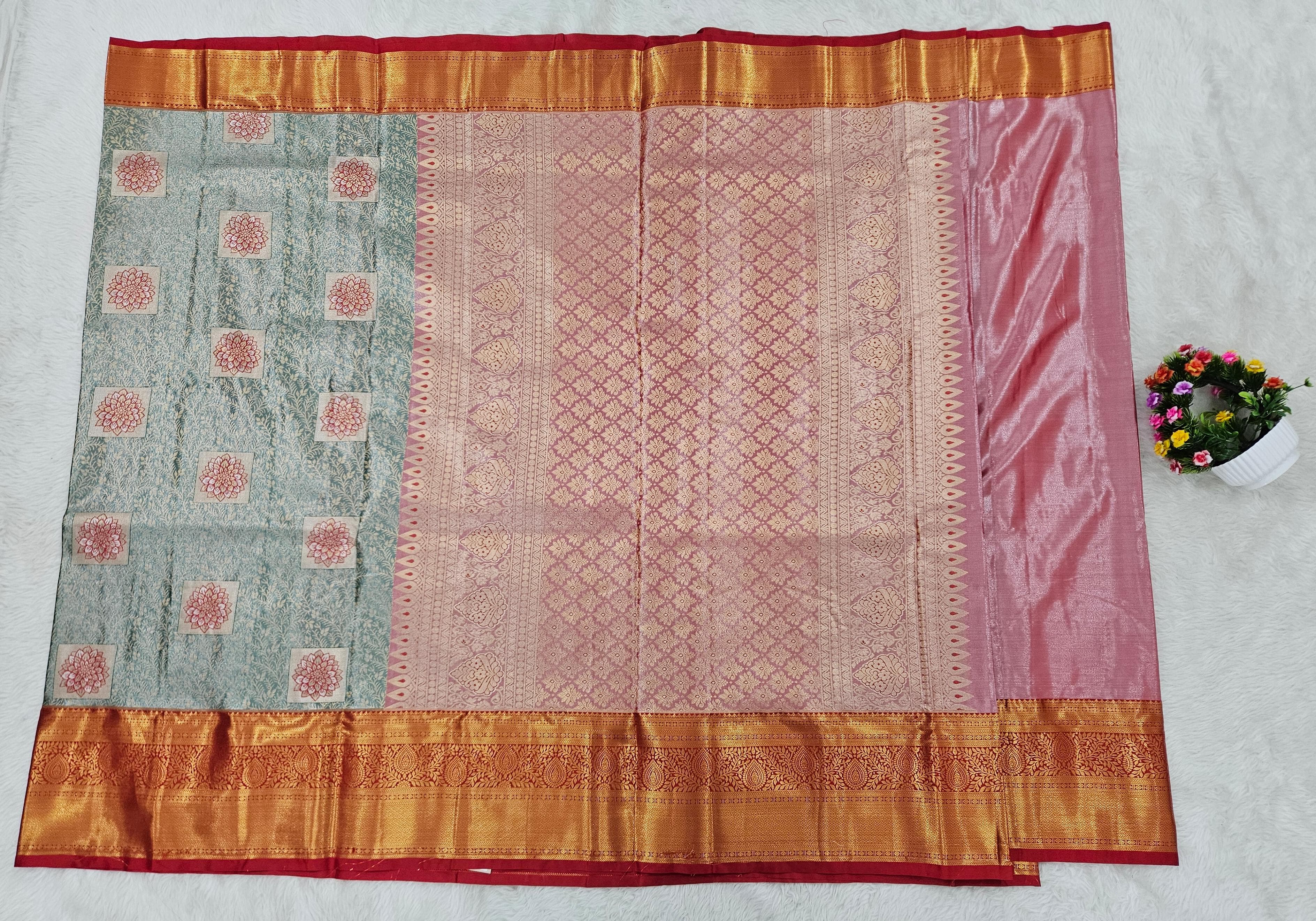 Semi kanchipattu saree