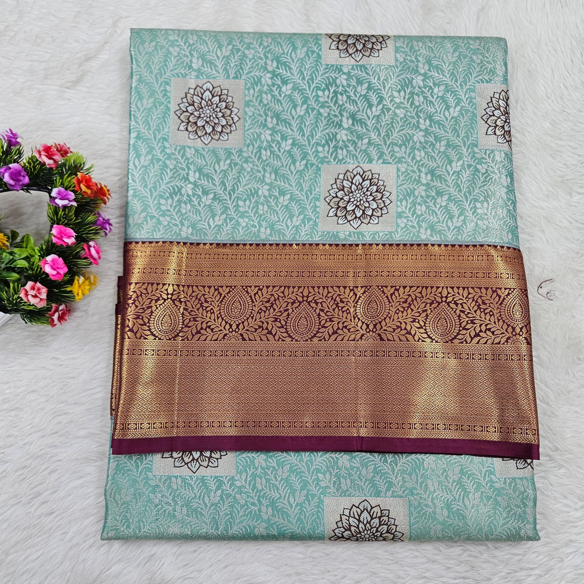 Semi kanchipattu saree
