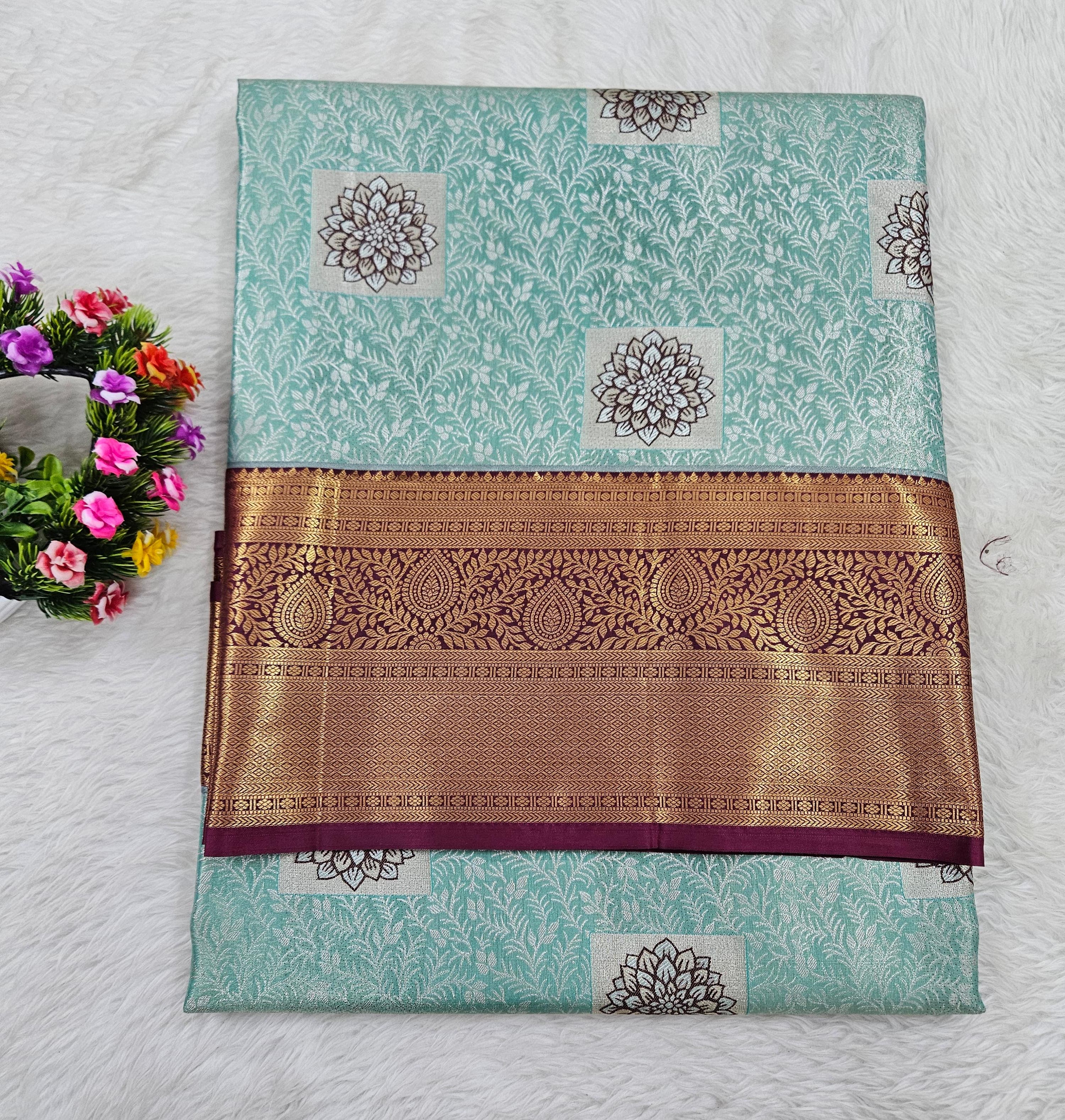 Semi kanchipattu saree