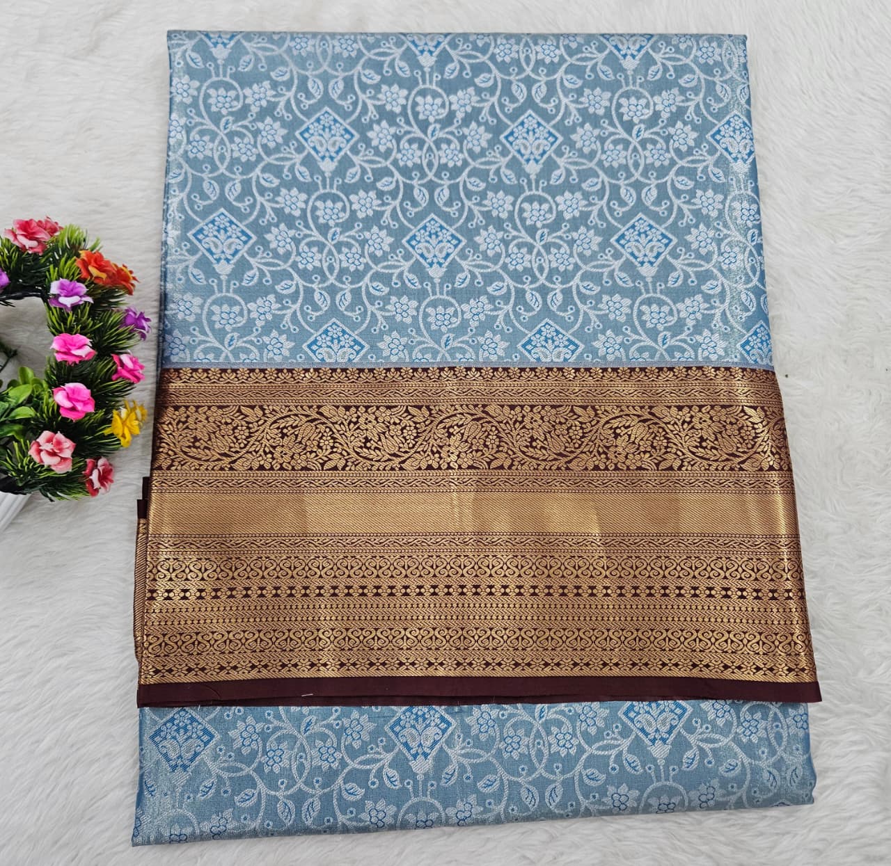 Semi kanchipattu saree