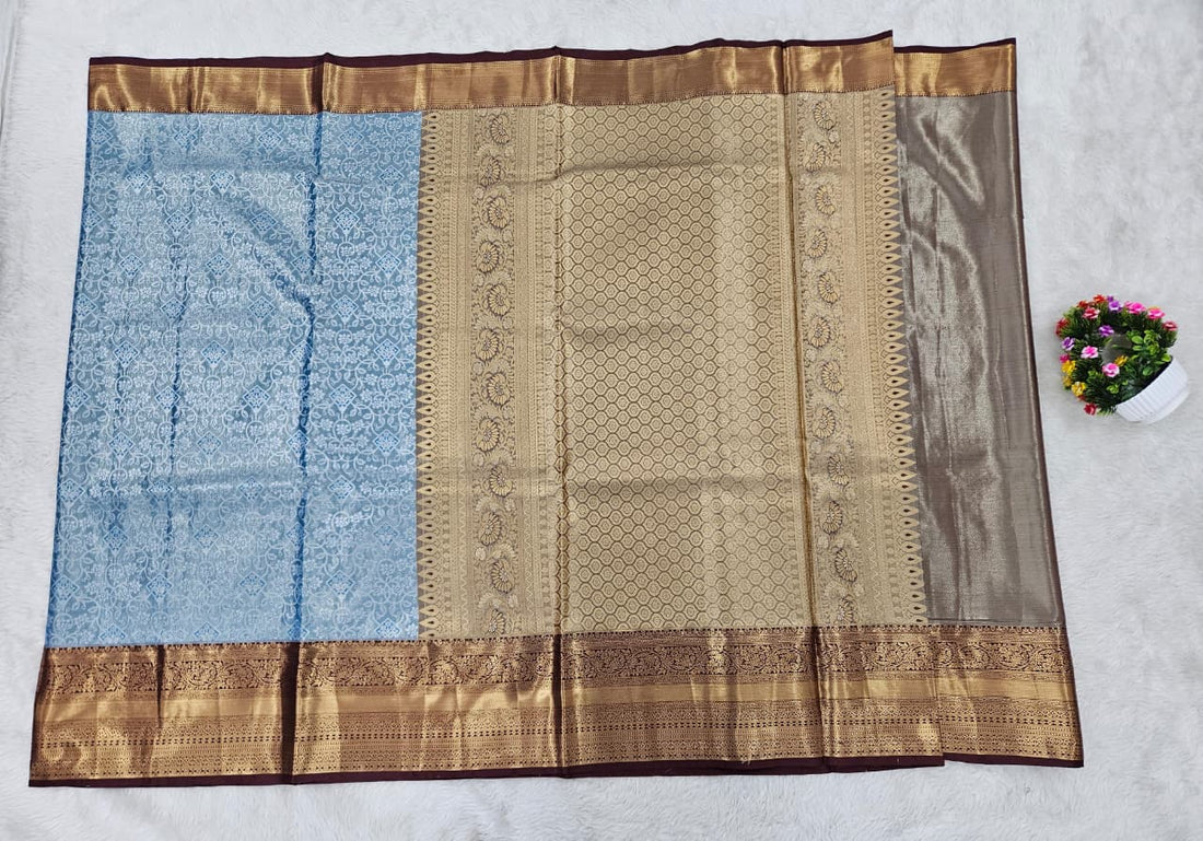 Semi kanchipattu saree