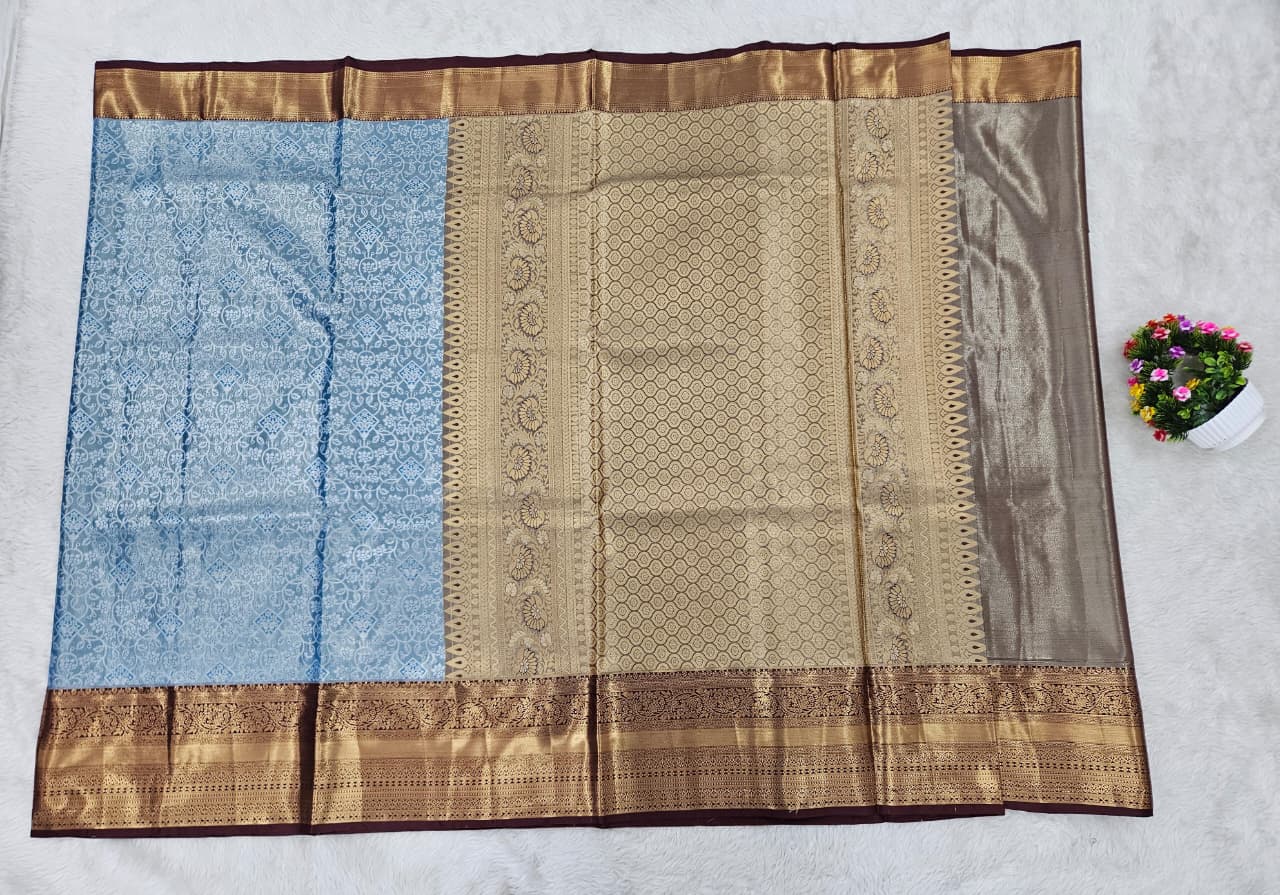 Semi kanchipattu saree