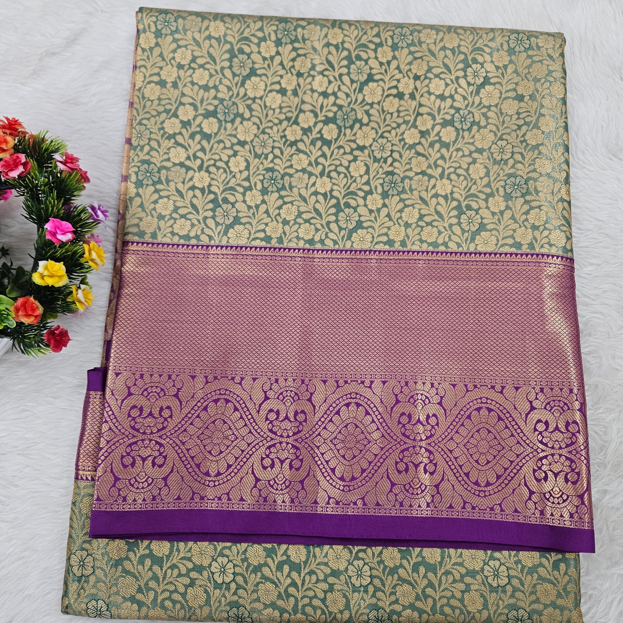 Semi kanchipattu saree