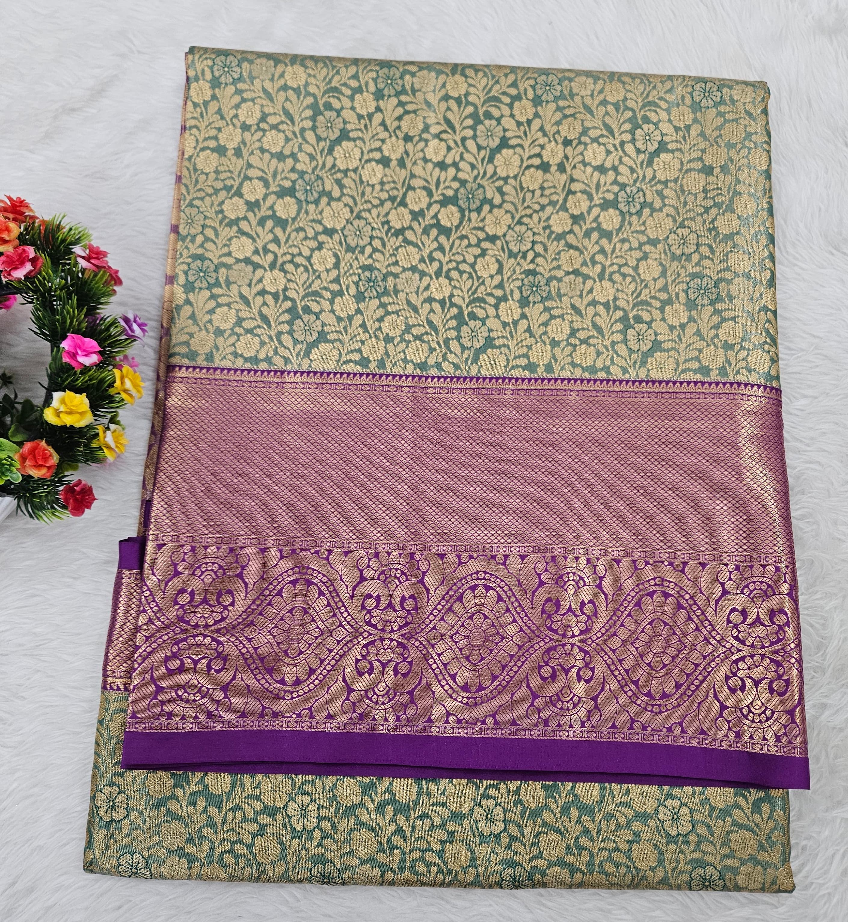 Semi kanchipattu saree