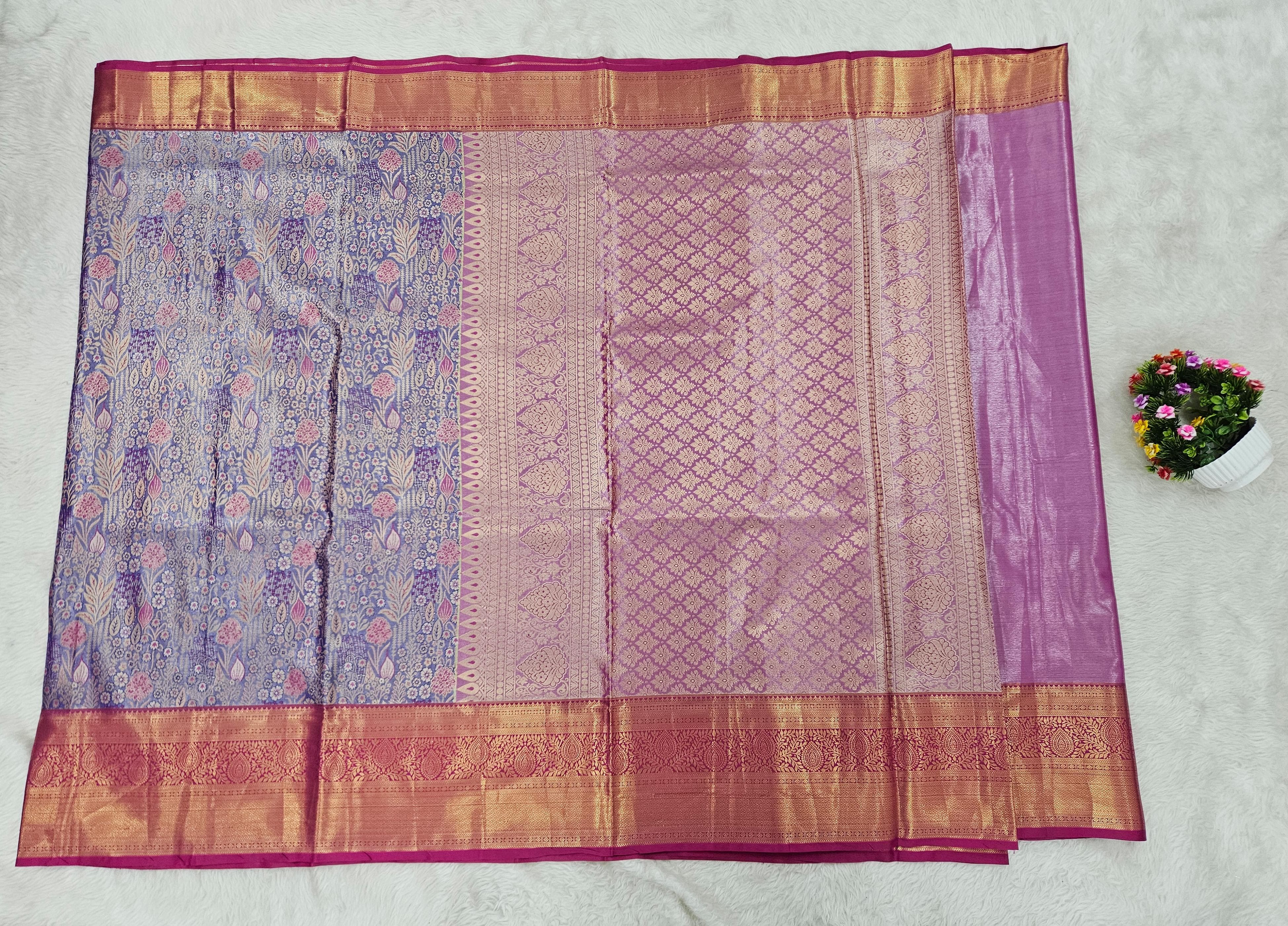 Semi kanchipattu saree