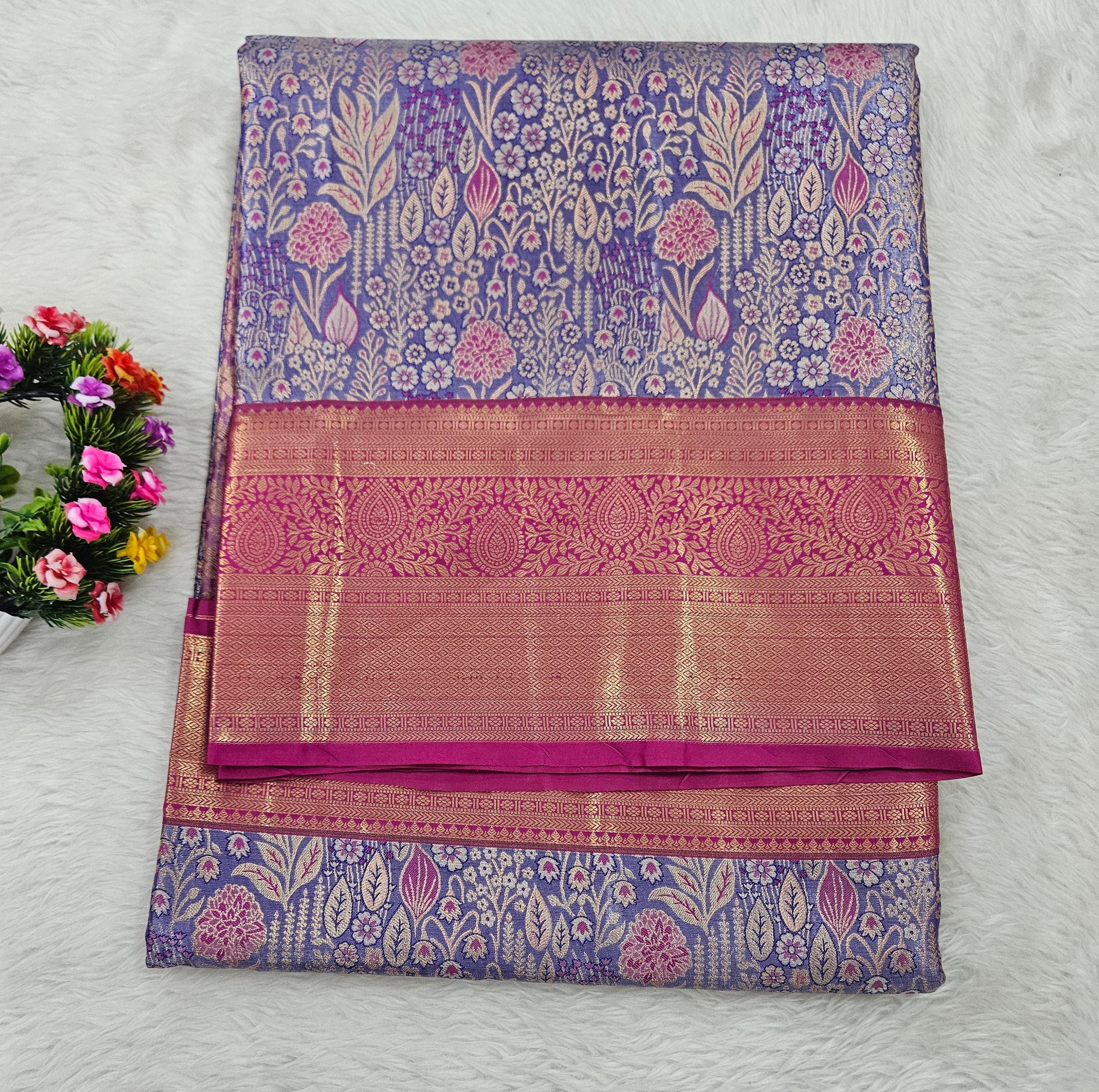 Semi kanchipattu saree