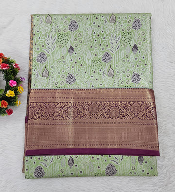 Semi kanchipattu saree