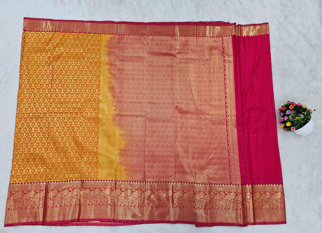 Semi kanchi pattu resham saree