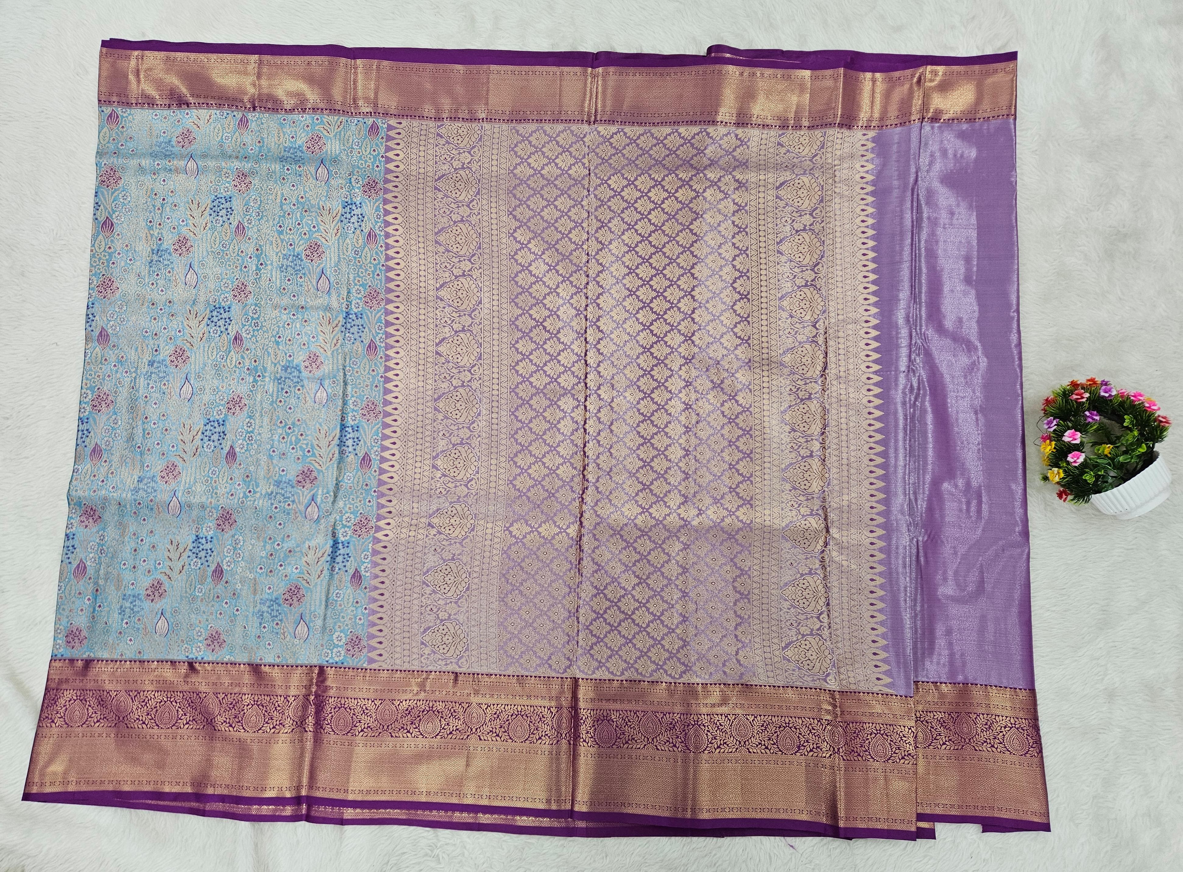Semi kanchipattu saree