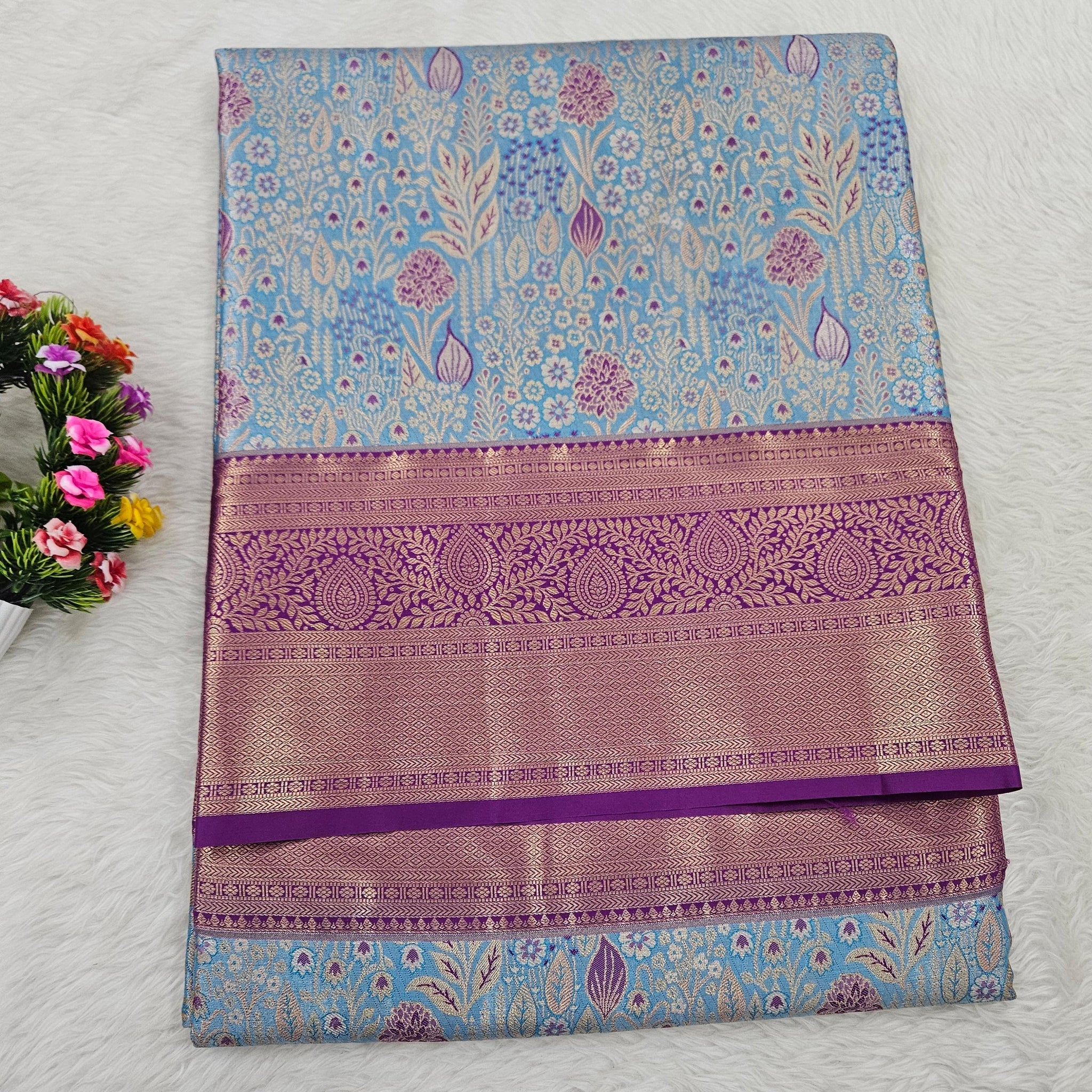 Semi kanchipattu saree