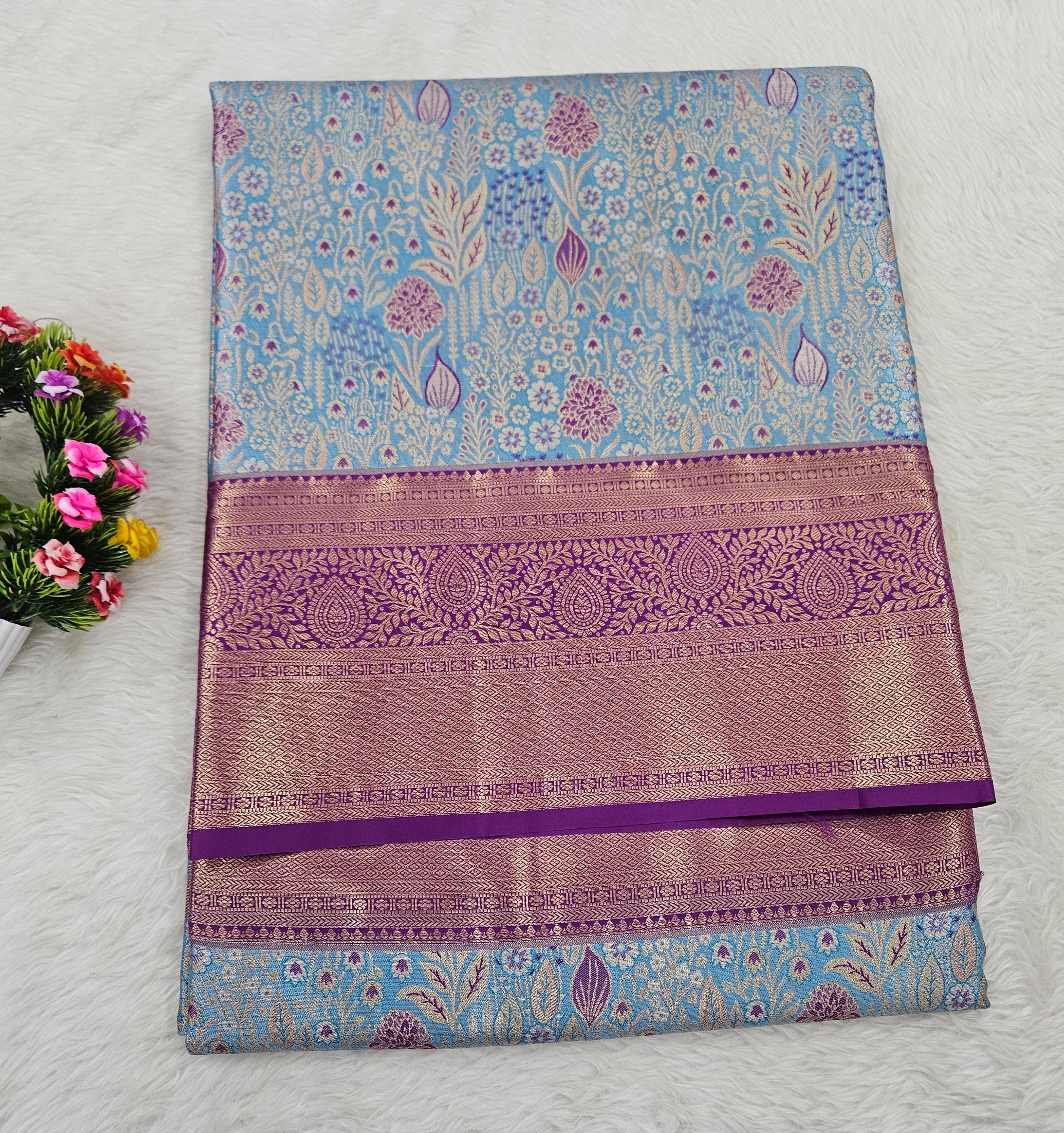 Semi kanchipattu saree