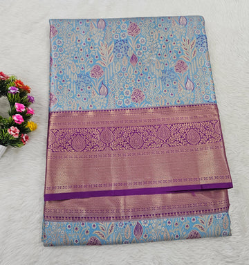 Semi kanchipattu saree