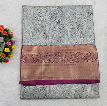 Semi kanchipattu saree
