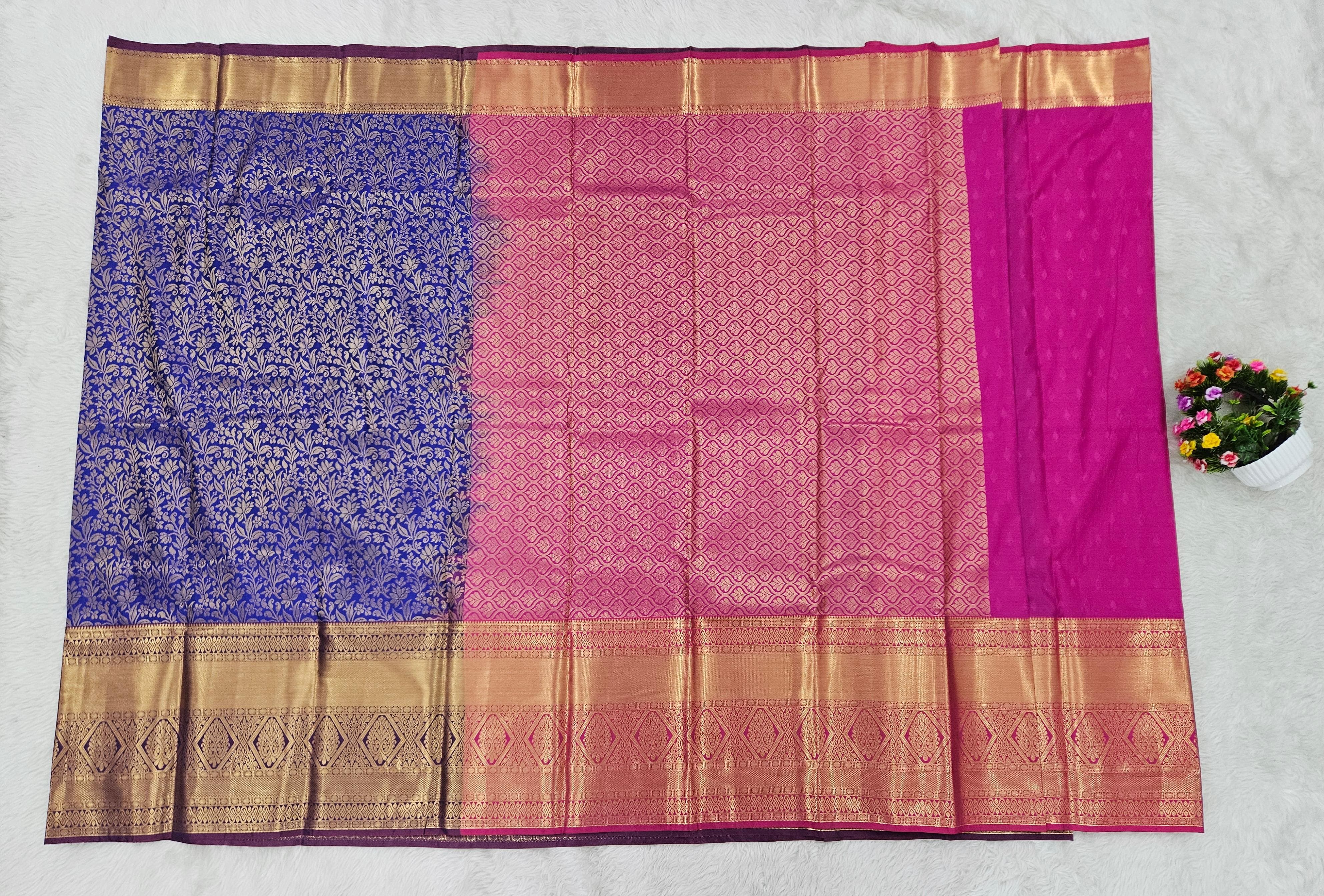 Semi kanchi pattu resham saree