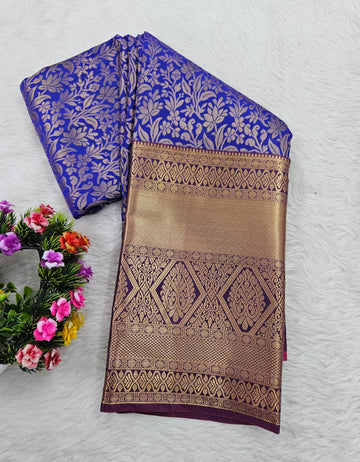 Semi kanchi pattu resham saree