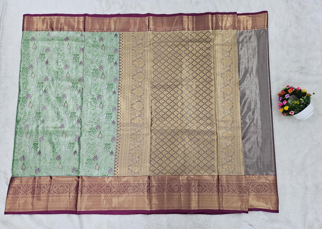 Semi kanchipattu saree
