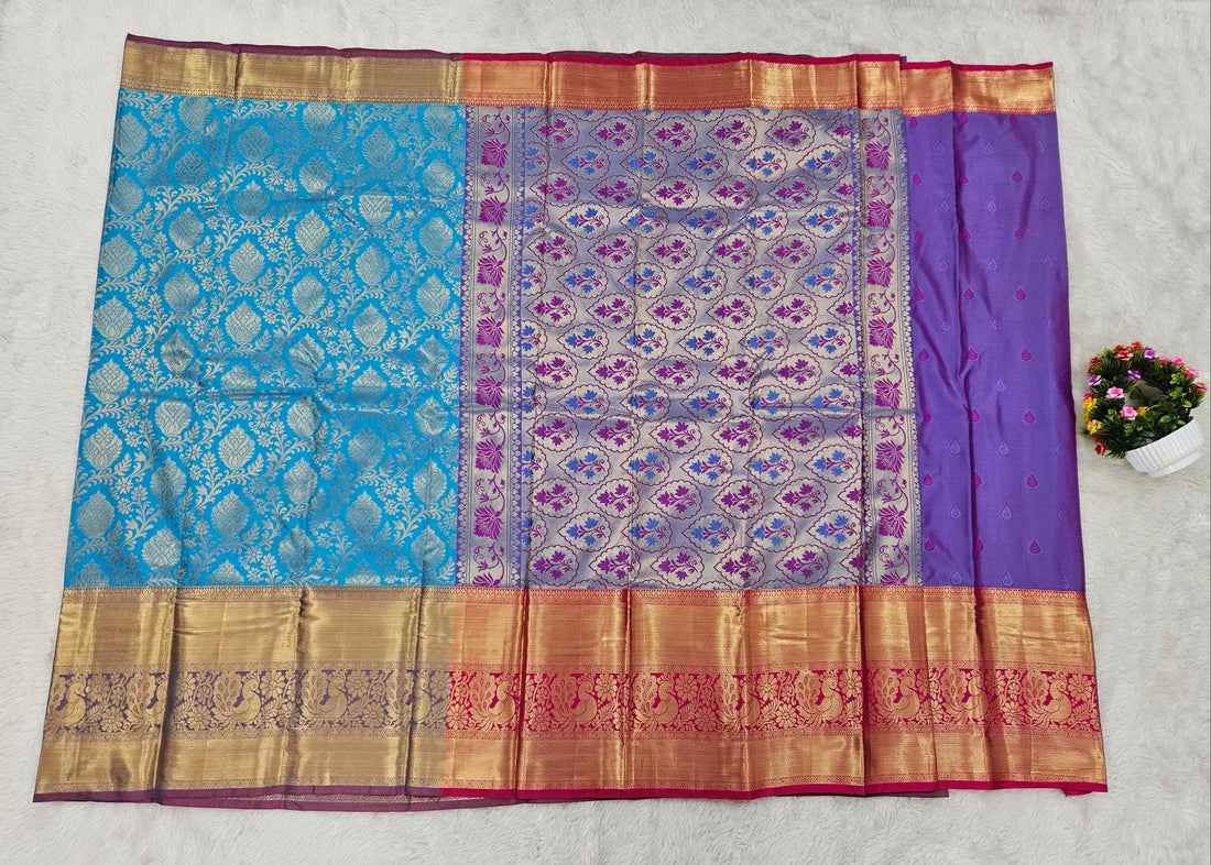 Semi kanchi pattu resham saree