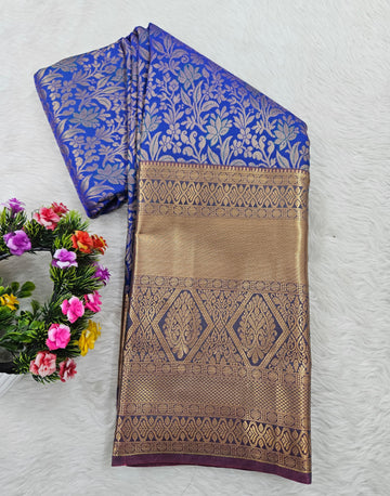 Semi kanchi pattu resham saree