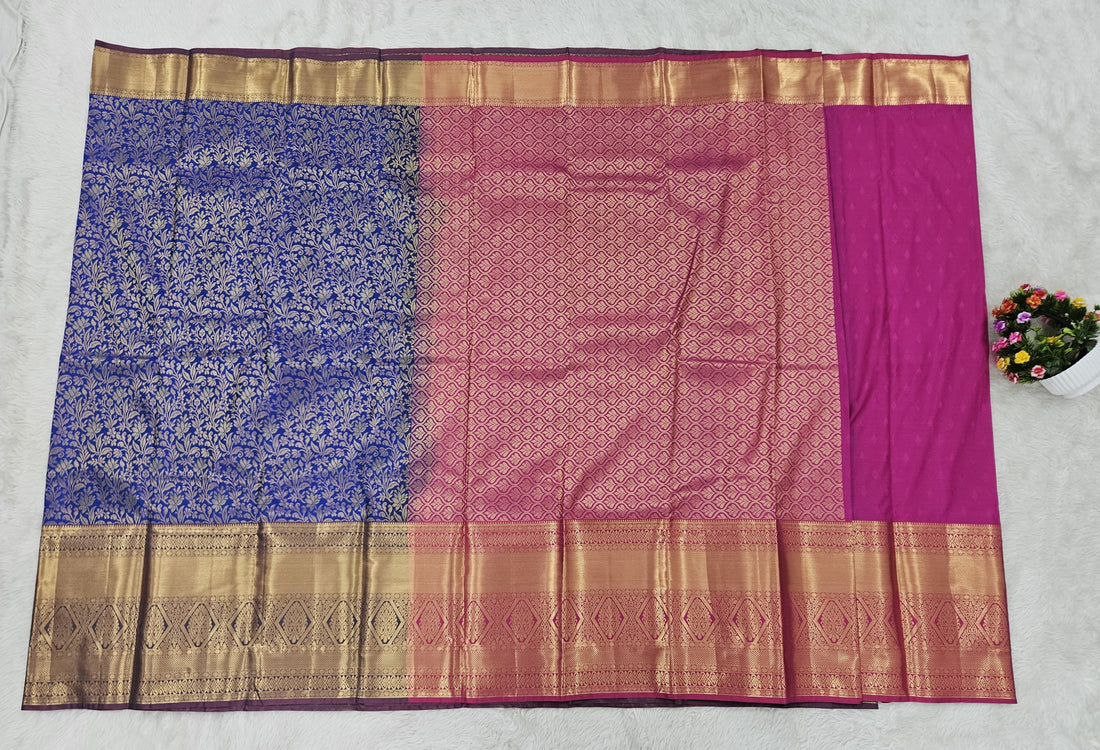 Semi kanchi pattu resham saree