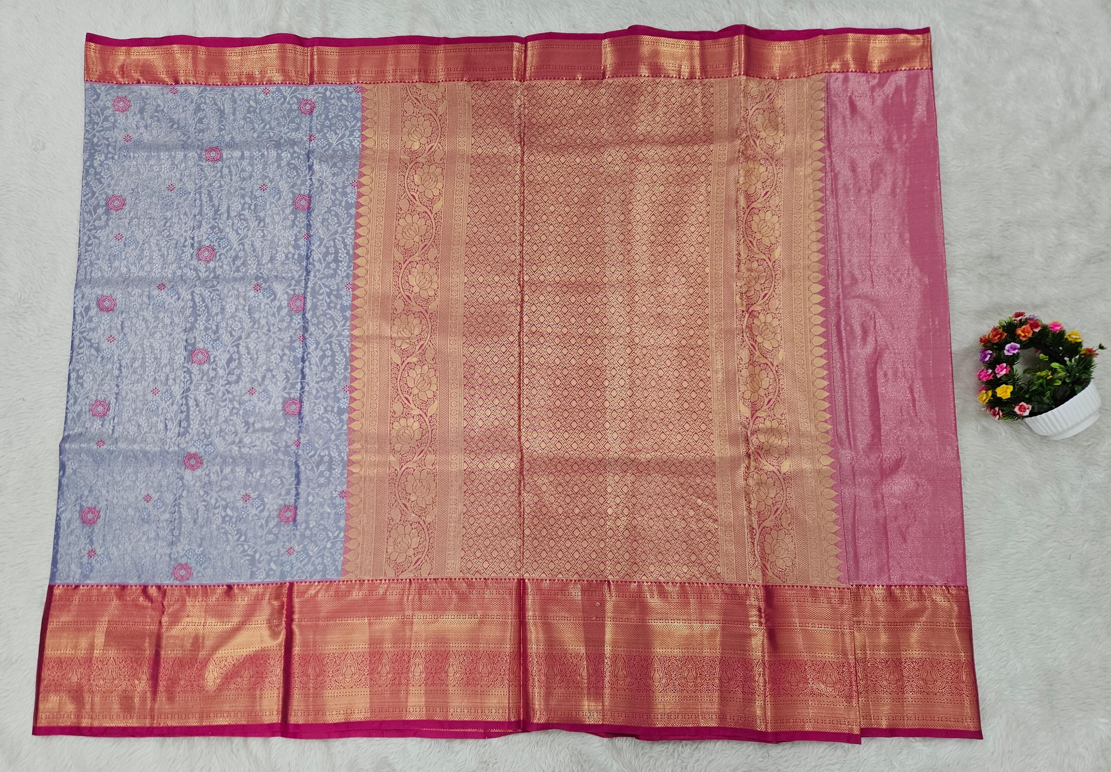 Semi kanchipattu saree