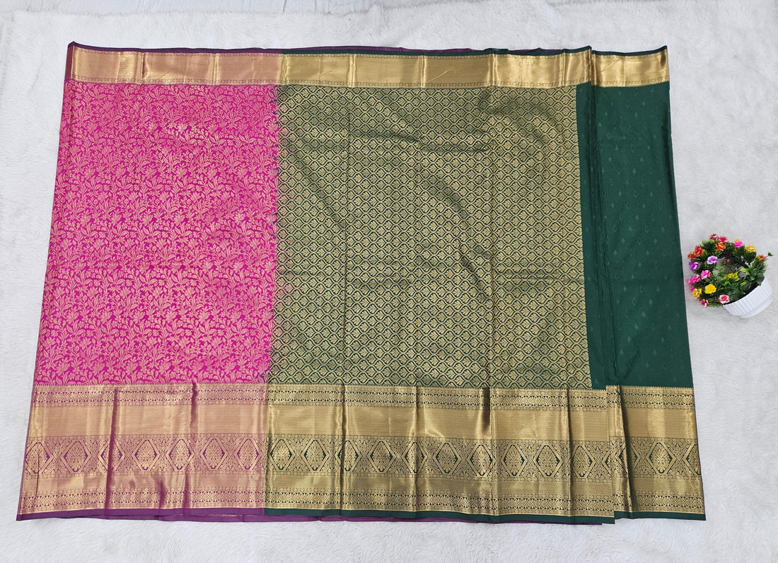 Semi kanchi pattu resham saree