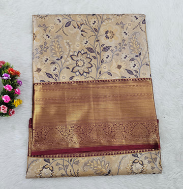 Semi kanchipattu saree